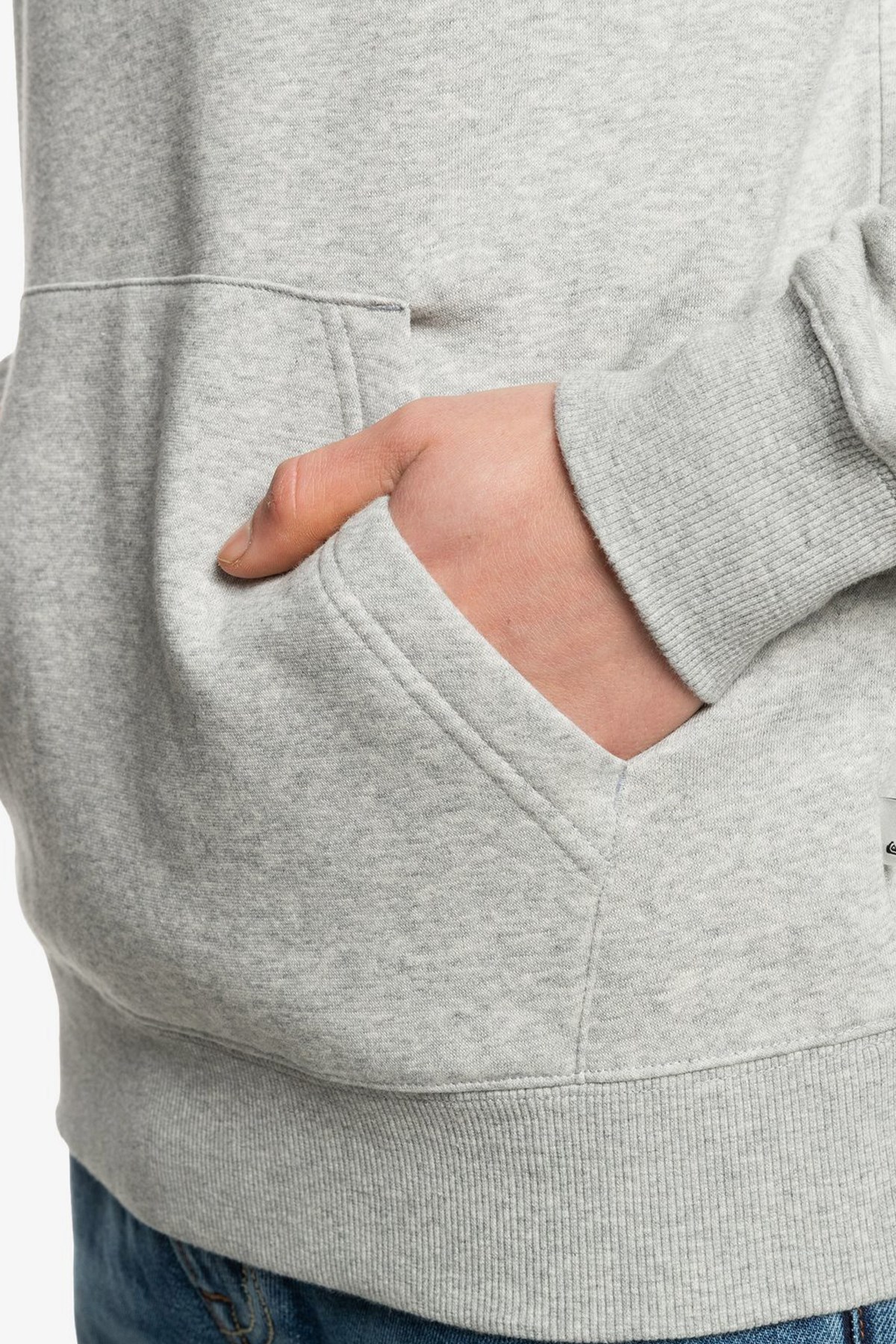 Quiksilver Big Logo Erkek Kapşonlu Sweatshirt EQYFT04450-SGRH Çok Renkli