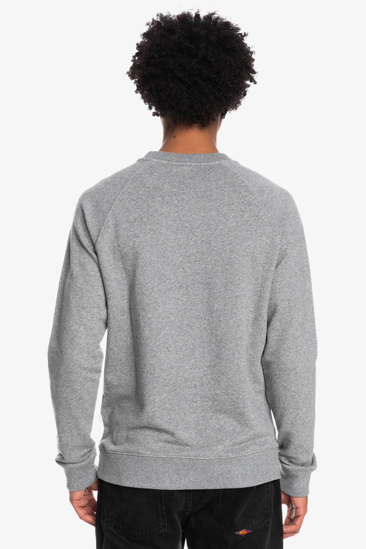 Quiksilver Essentials Erkek Sweatshirt EQYFT04647 Gri