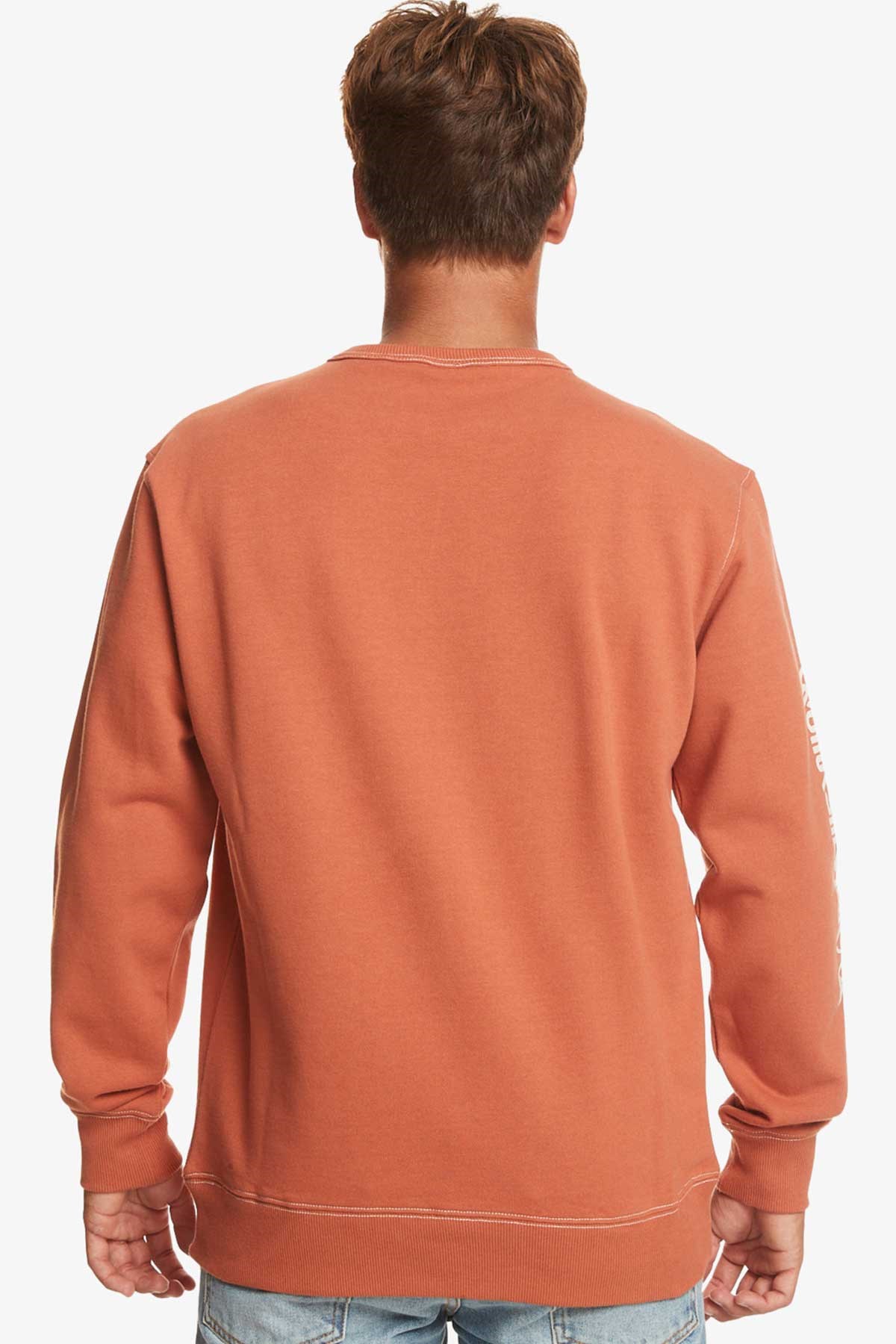 Quiksilver The Original Crew Erkek Sweatshirt EQYFT04793-12828 Turuncu