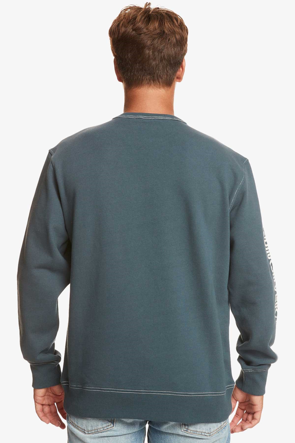Quiksilver The Original Crew Erkek Sweatshirt EQYFT04793-23453 Mavi