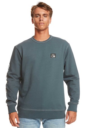 Quiksilver The Original Crew Erkek Sweatshirt EQYFT04793-23453 Mavi