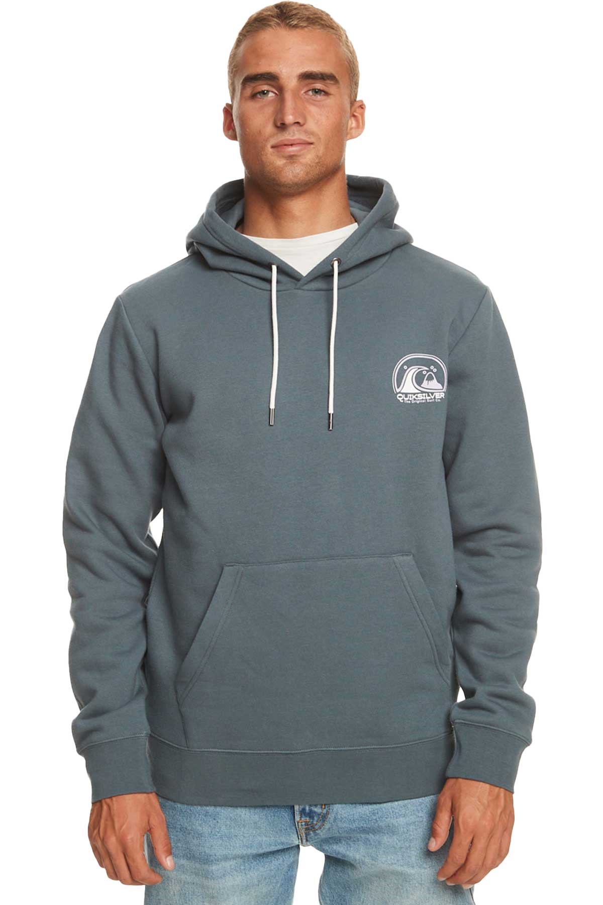 Quiksilver Clean Circle Erkek Sweatshirt EQYFT04831-18299 Mavi