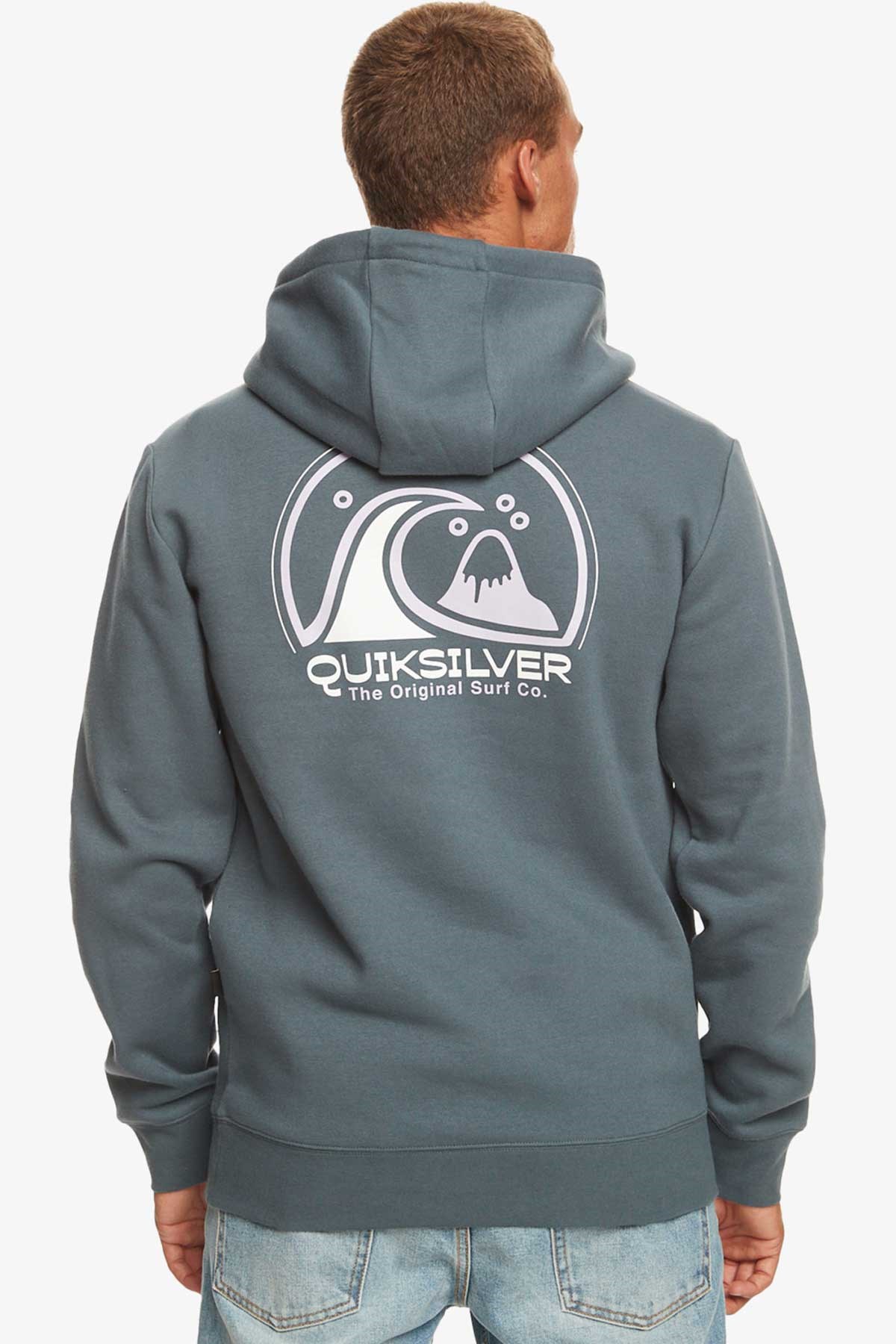 Quiksilver Clean Circle Erkek Sweatshirt EQYFT04831-18299 Mavi