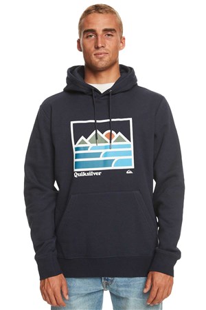 Quiksilver Landscape Lines Erkek Sweatshirt EQYFT04832-12818 Lacivert