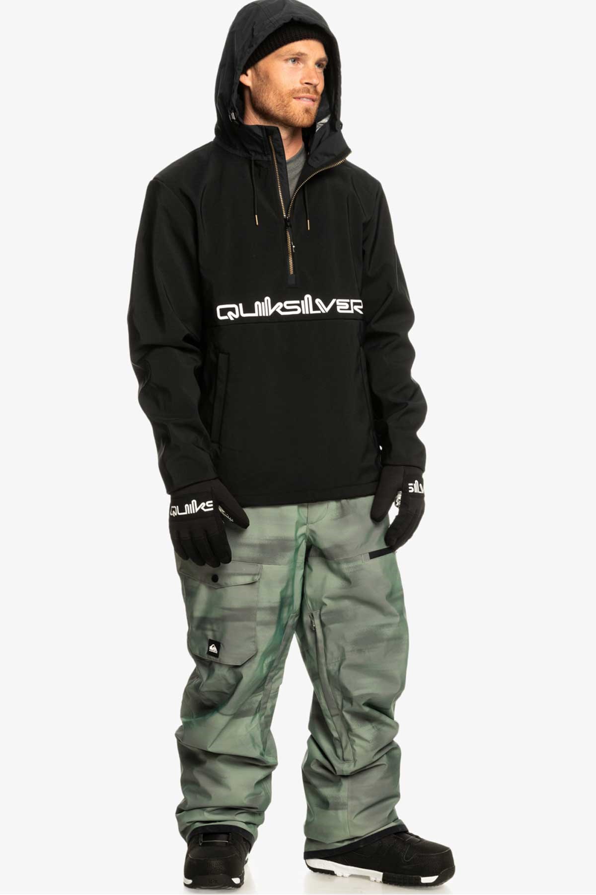 Quiksilver Live For The Ride Erkek Sweatshirt EQYFT04835-KVJ0 Antrasit