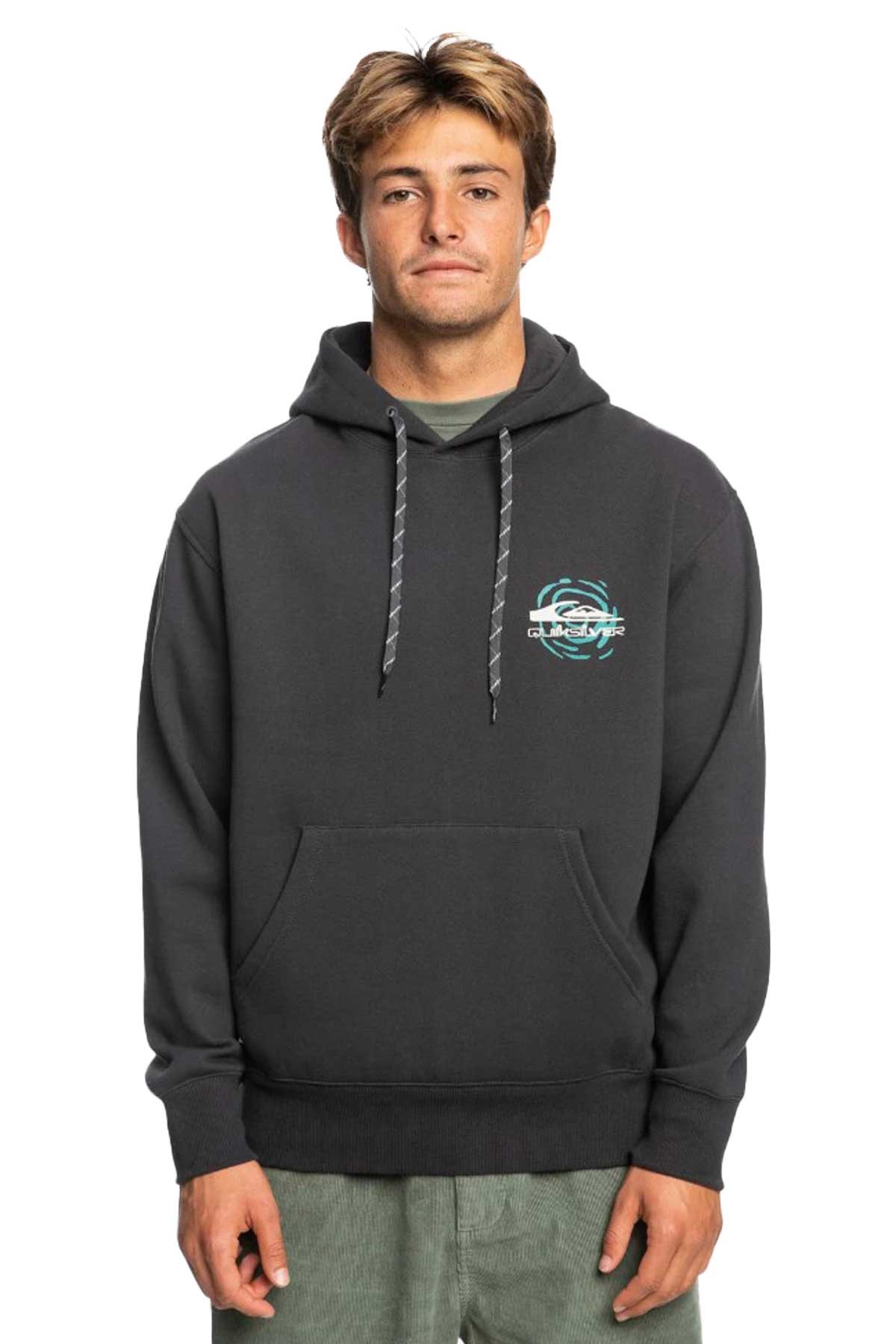 Quiksilver Moonlit Mountain Erkek Sweatshirt EQYFT04855-6350 Antrasit