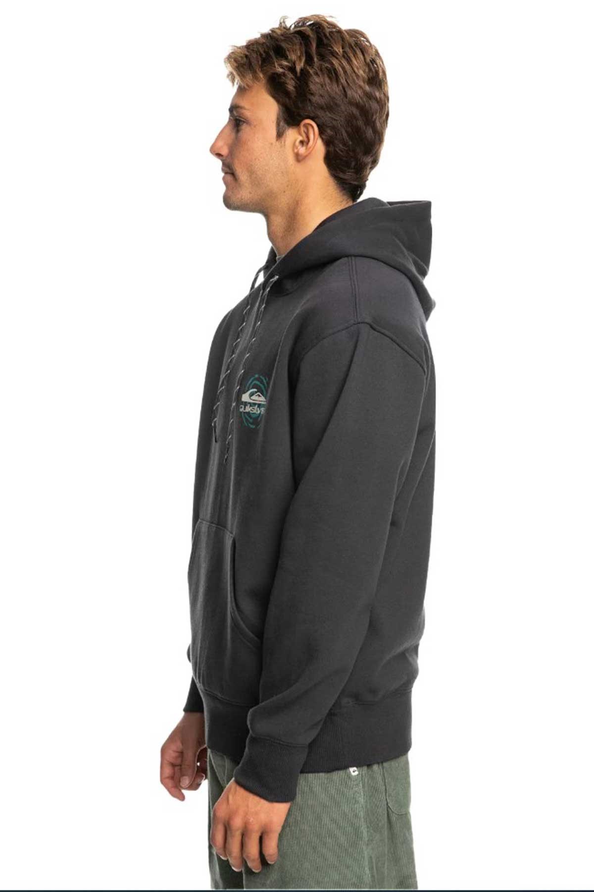 Quiksilver Moonlit Mountain Erkek Sweatshirt EQYFT04855-6350 Antrasit