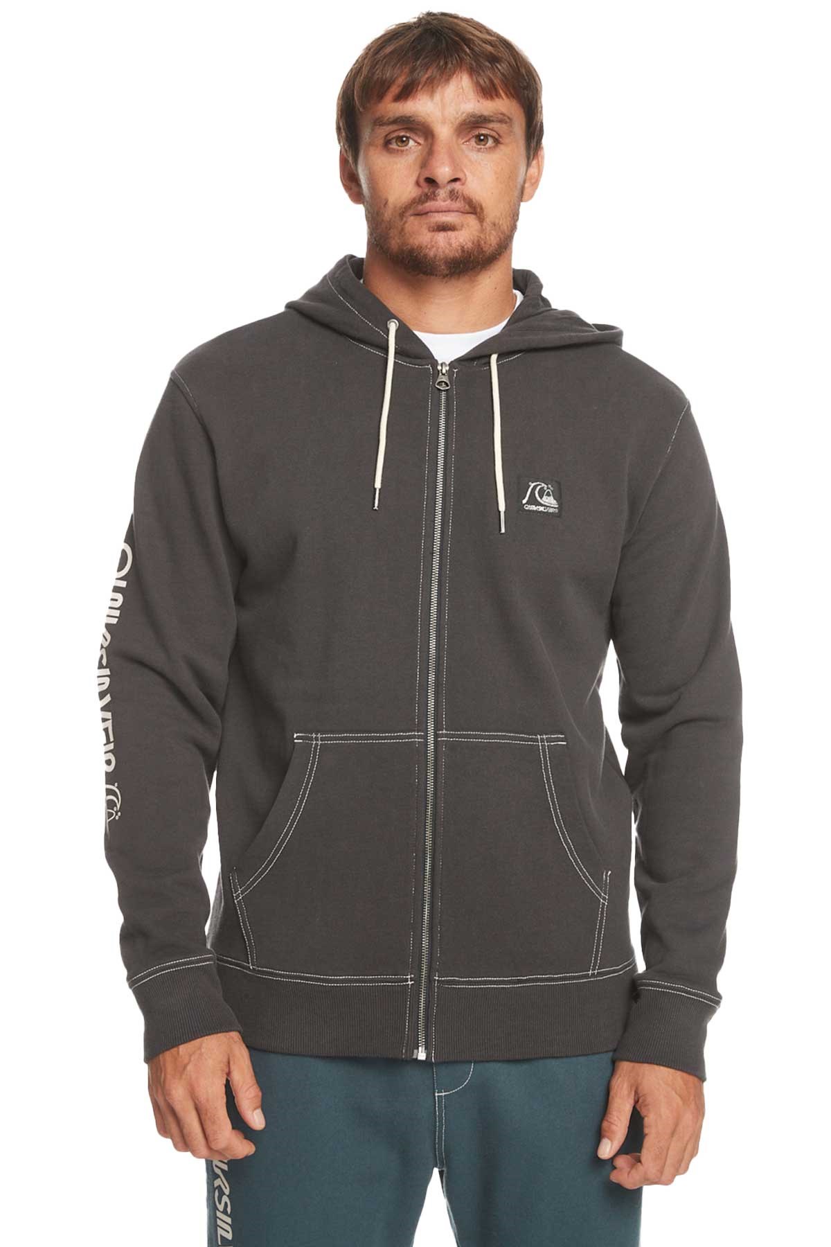 Quiksilver The Original Fz Hood Erkek Sweatshirt EQYFT04861-199 Siyah