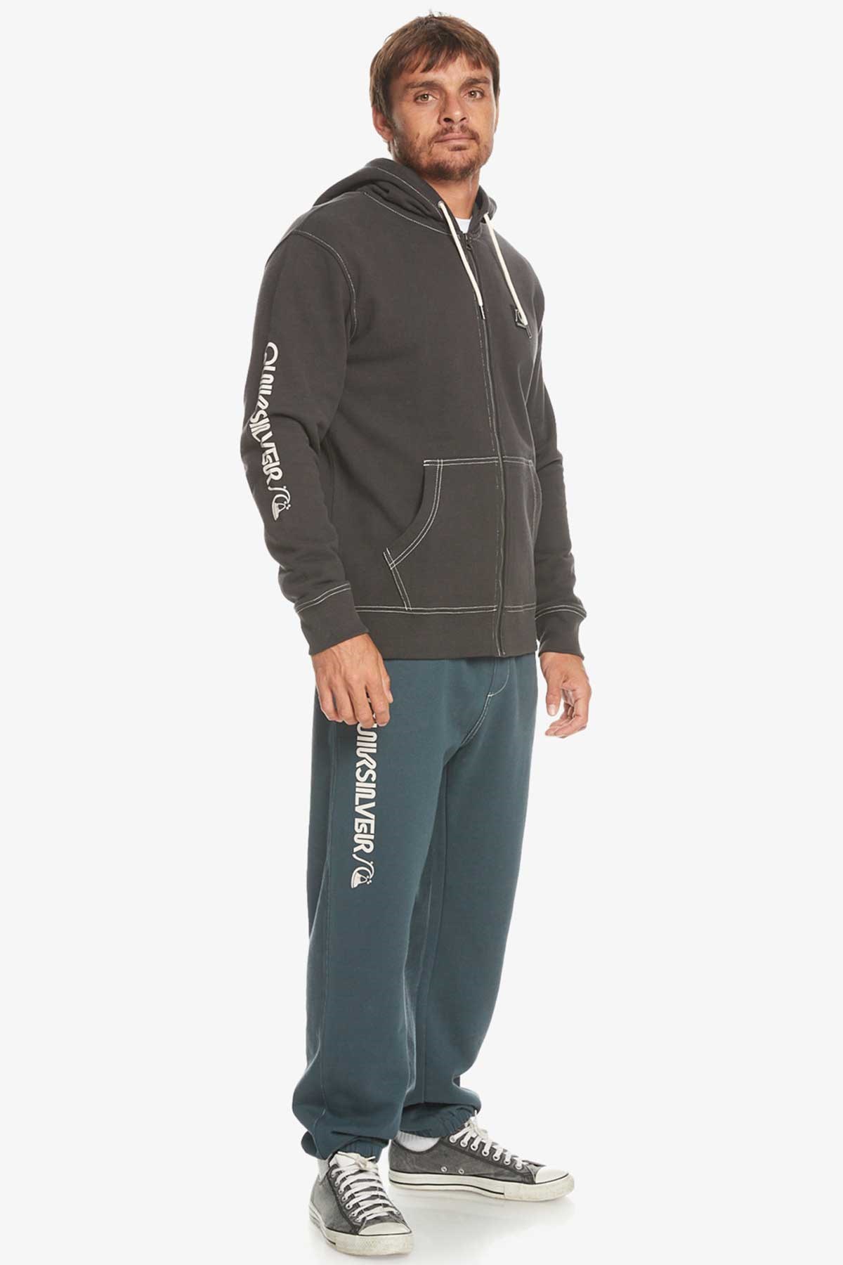 Quiksilver The Original Fz Hood Erkek Sweatshirt EQYFT04861-199 Siyah