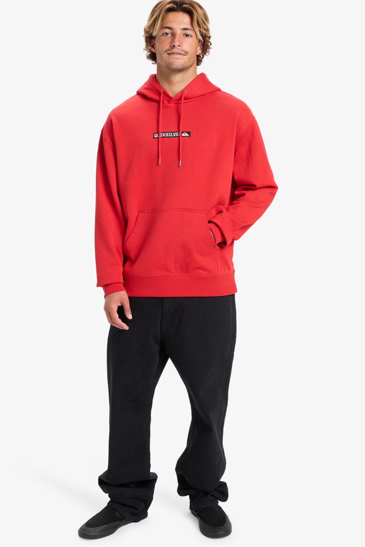 Quiksilver Dna Hoodie Erkek Sweatshirt EQYFT05121-RZM0 Kırmızı