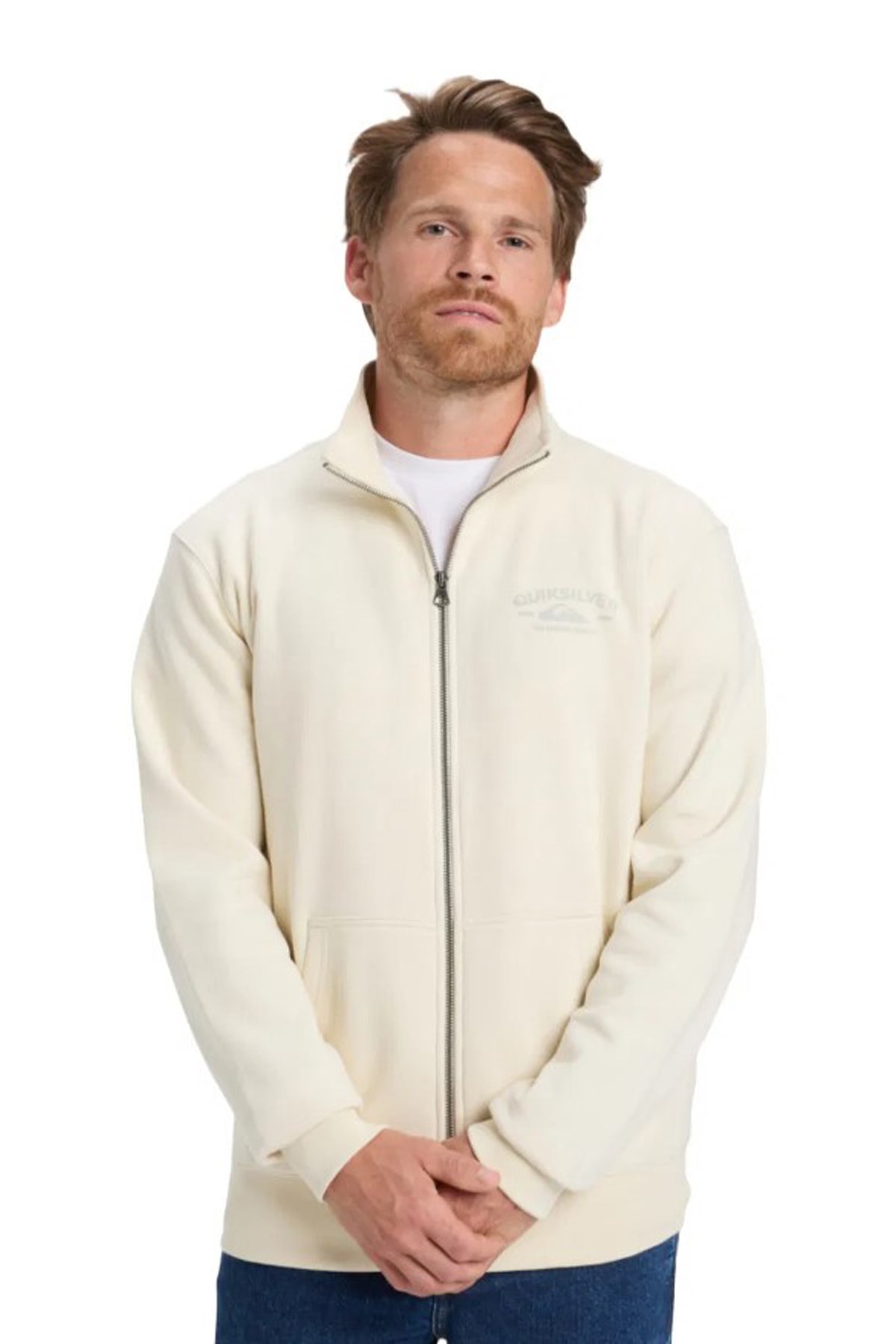 Quiksilver Zip Fleece Erkek Sweatshirt EQYFT05134-6481 Bej