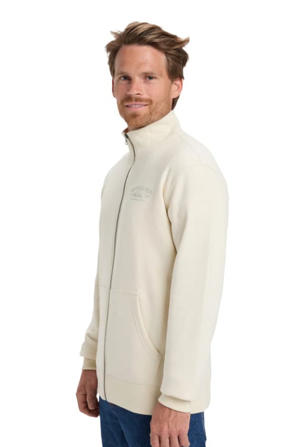 Quiksilver Zip Fleece Erkek Sweatshirt EQYFT05134-6481 Bej