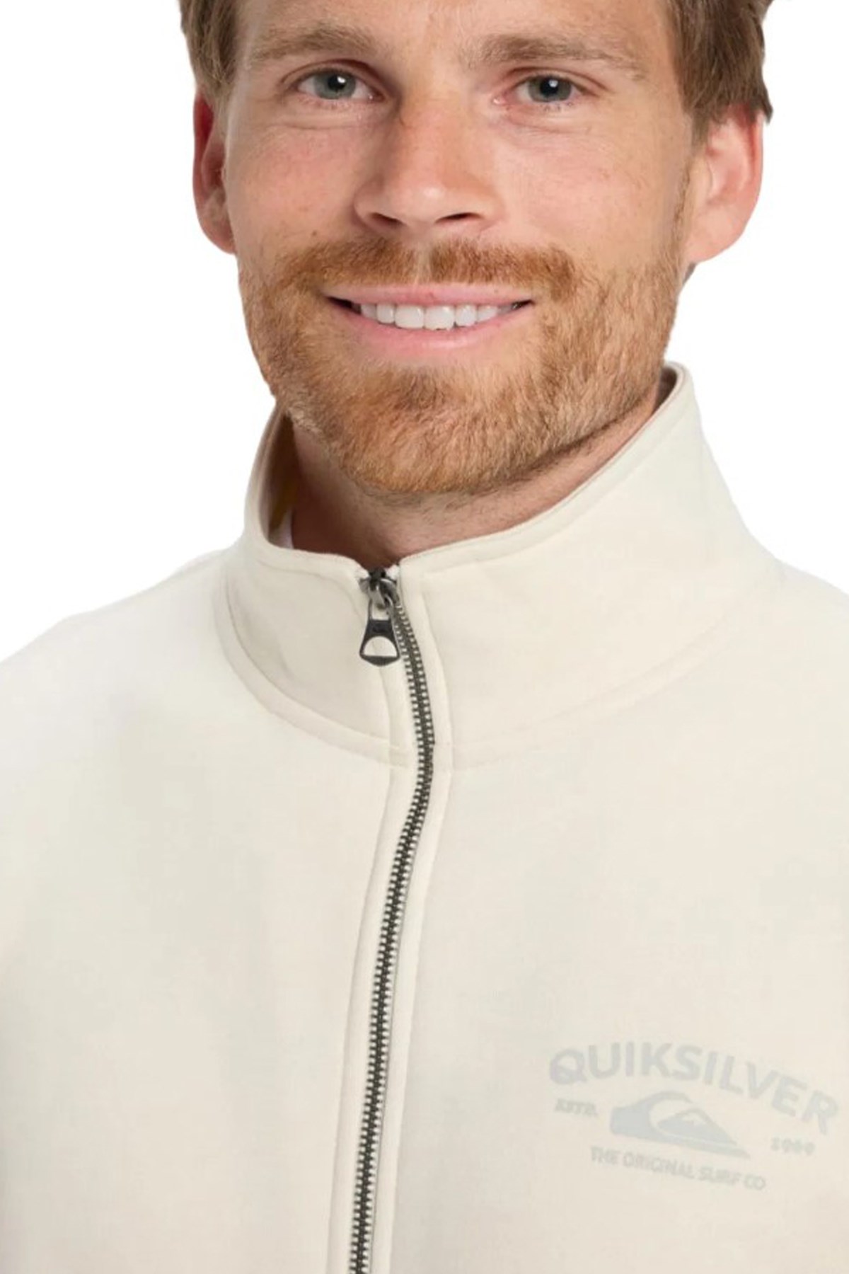 Quiksilver Zip Fleece Erkek Sweatshirt EQYFT05134-6481 Bej