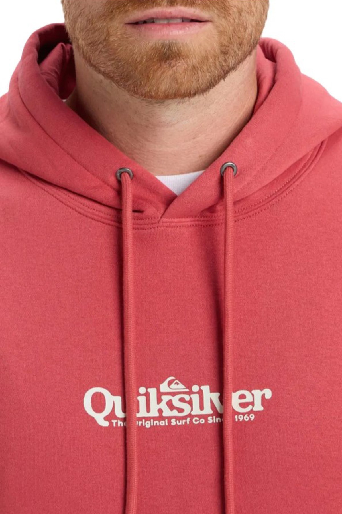 Quiksilver Screen Fleece Sweatshirt EQYFT05136-6730 Kırmızı