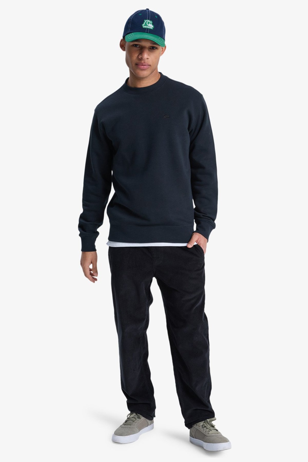 Quiksilver Salt Water Crew Sweatshirt EQYFT05158-11793 Antrasit