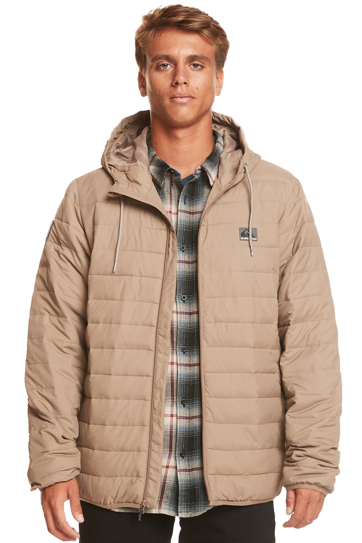 Quiksilver Scaly Hood Erkek Mont EQYJK04008-112 Kahverengi