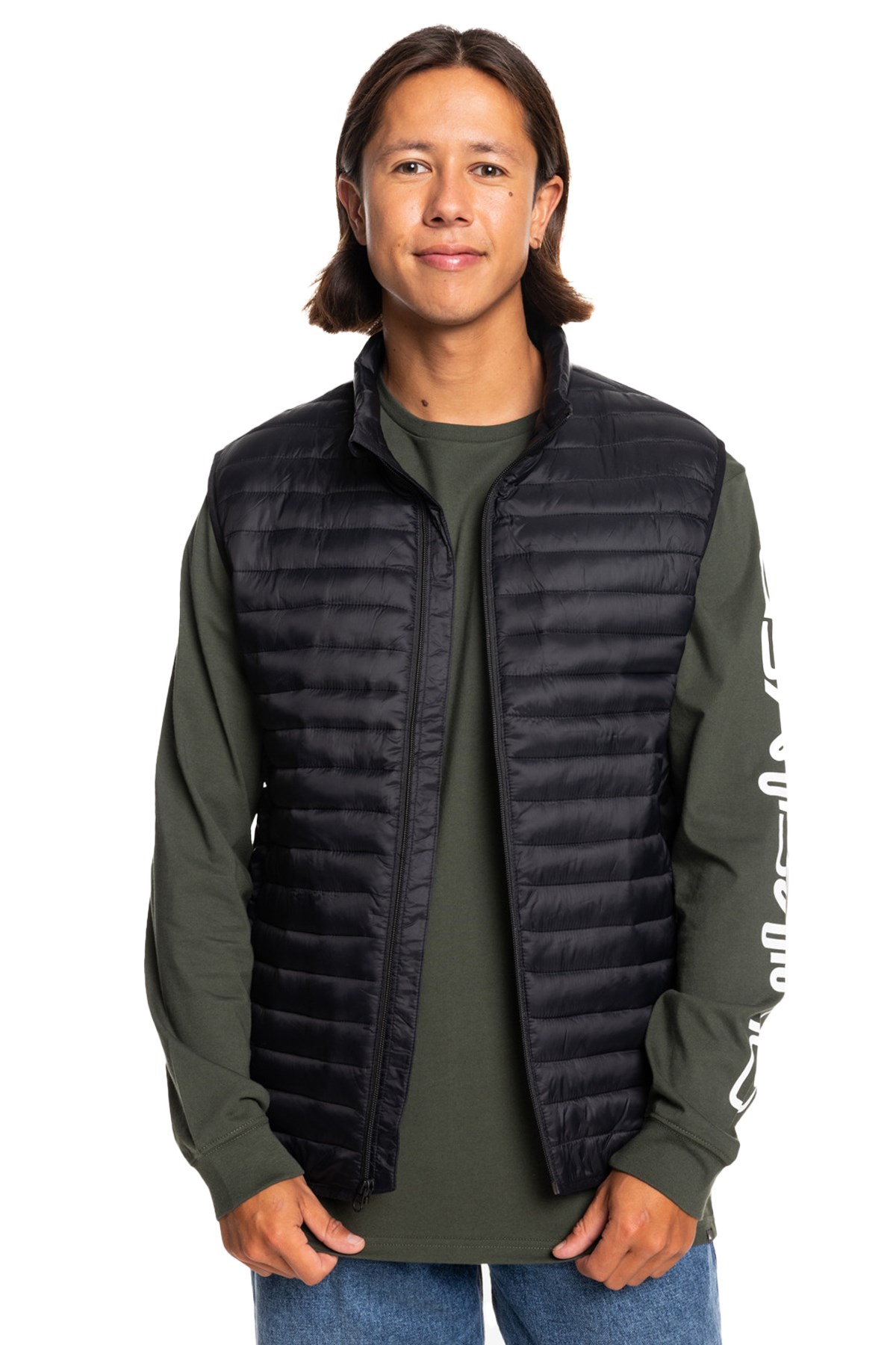 Quiksilver Scaly Sleeveless Erkek Yelek EQYJK04009-600 Siyah