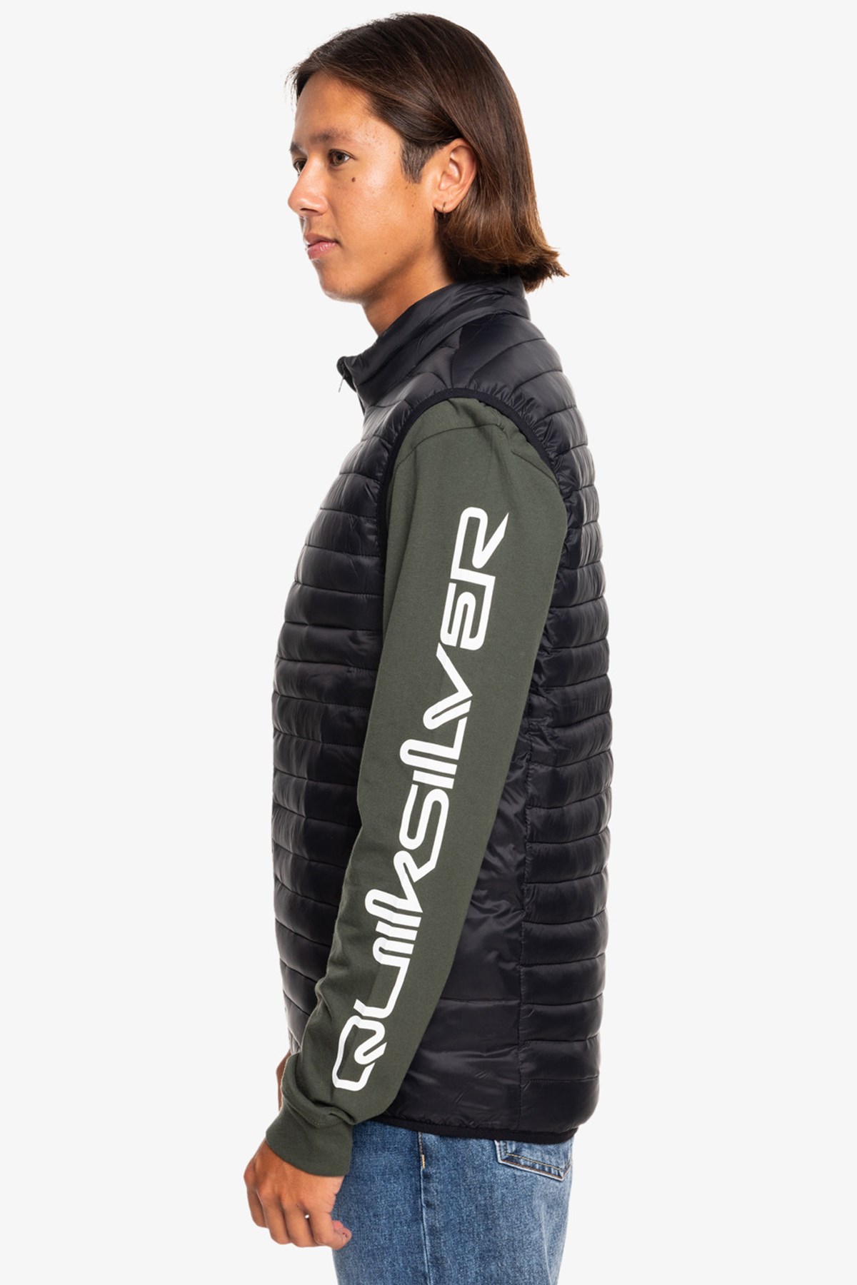 Quiksilver Scaly Sleeveless Erkek Yelek EQYJK04009-600 Siyah