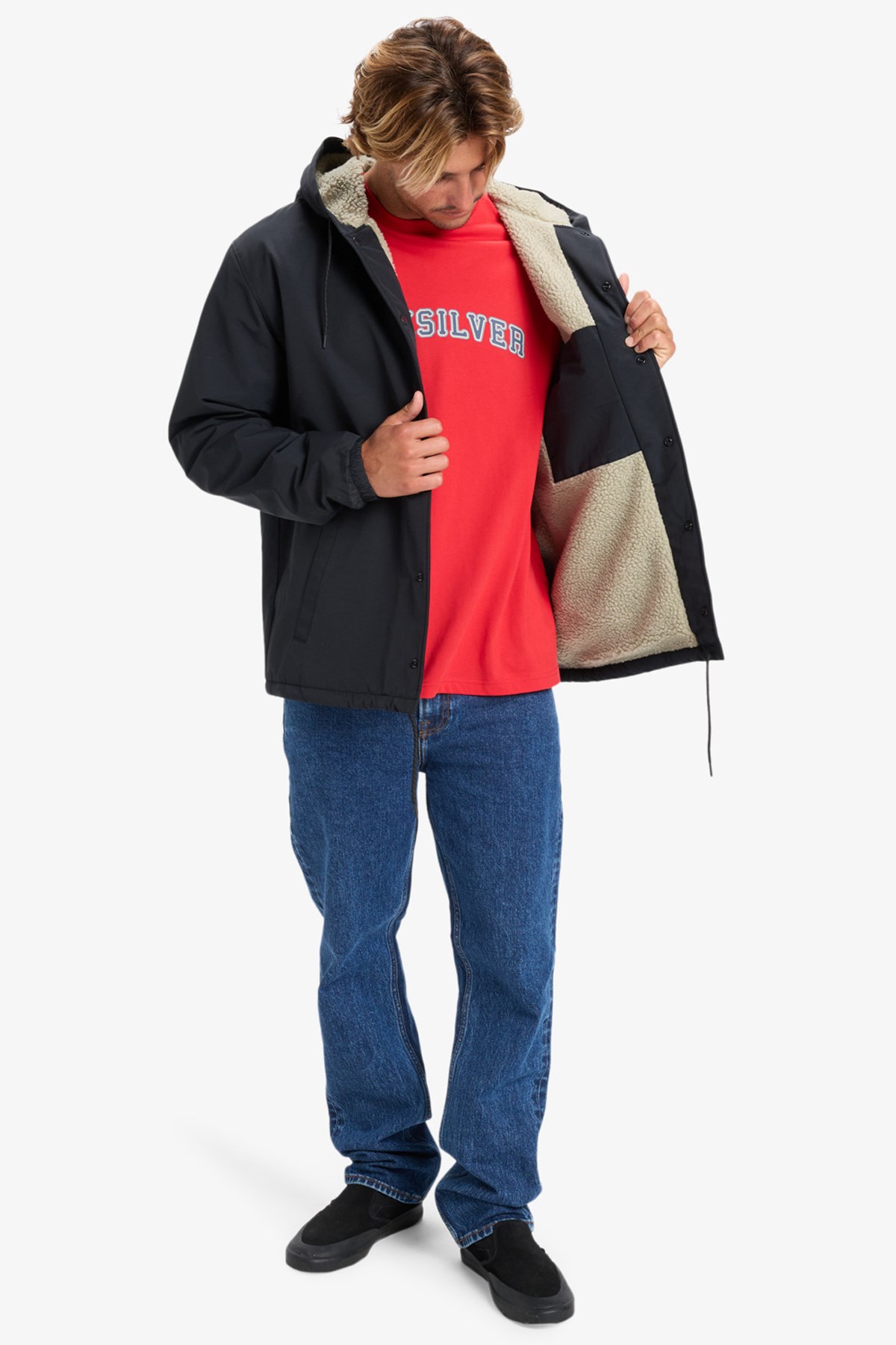 Quiksilver Rain Cloud 3K Erkek Mont EQYJK04186-11793 Antrasit