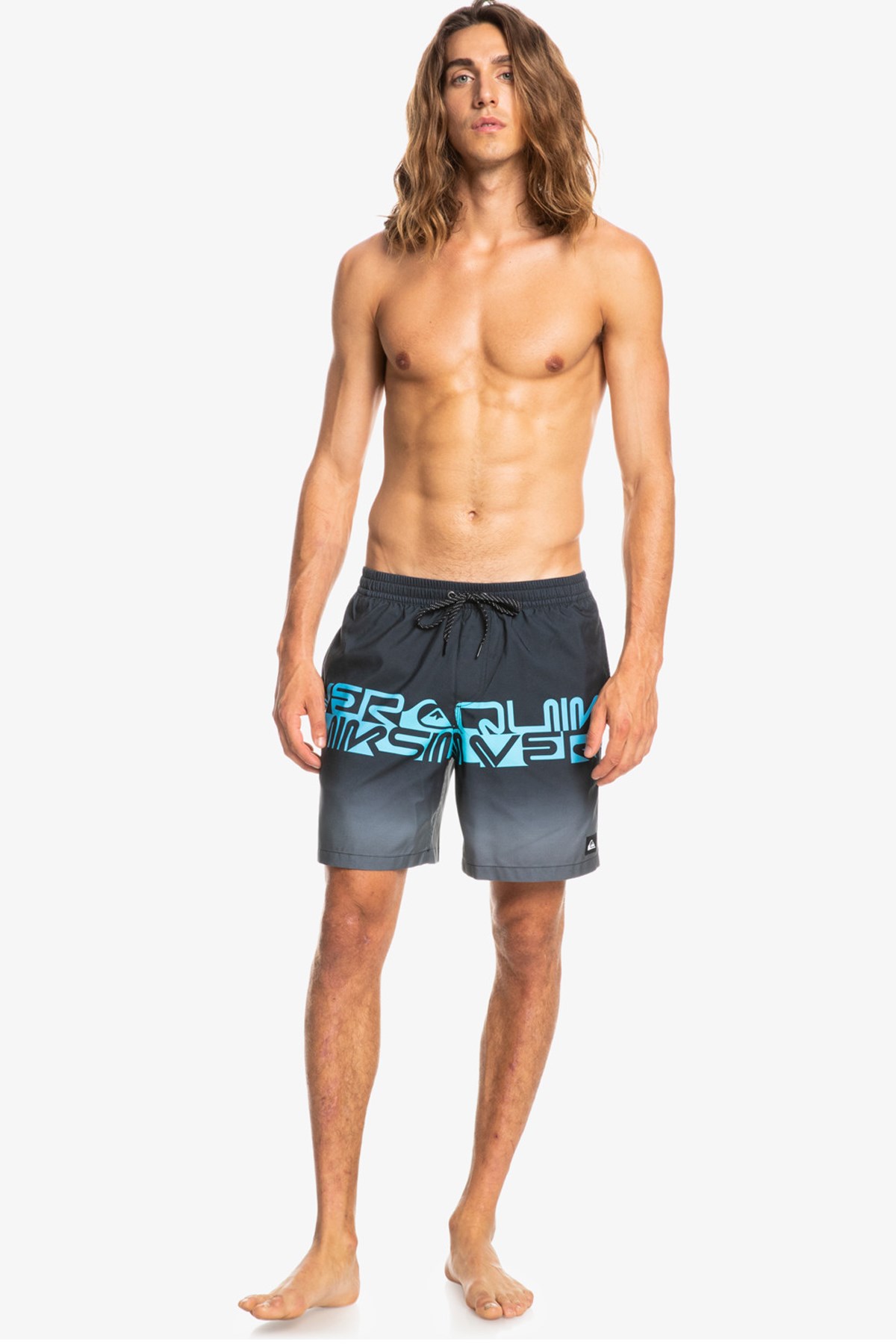 Quiksilver Wordblock Erkek Deniz Şortu EQYJV03859 Antrasit