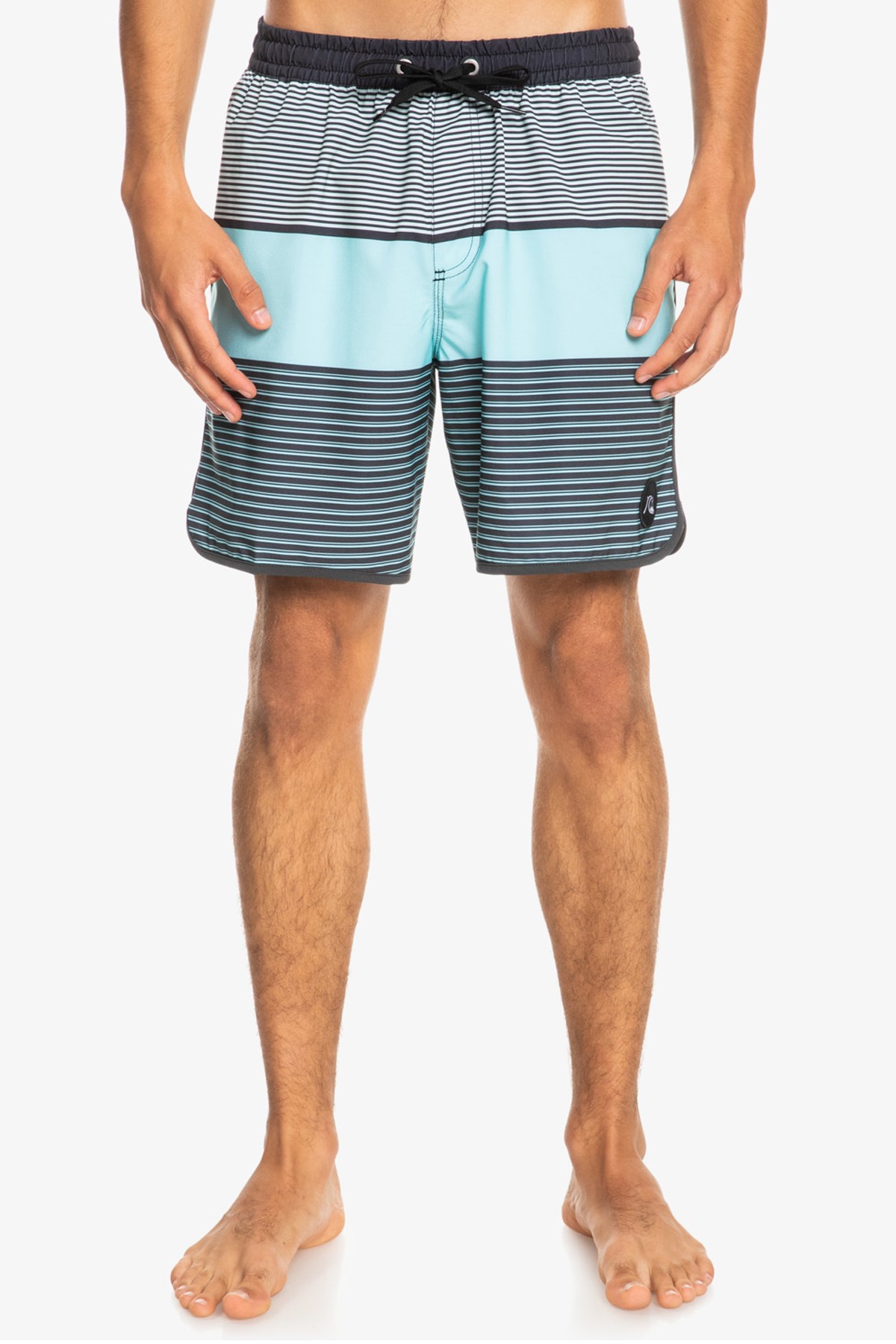 Quiksilver Oceanmade Scallop Str Deniz Şortu EQYJV03874 Antrasit