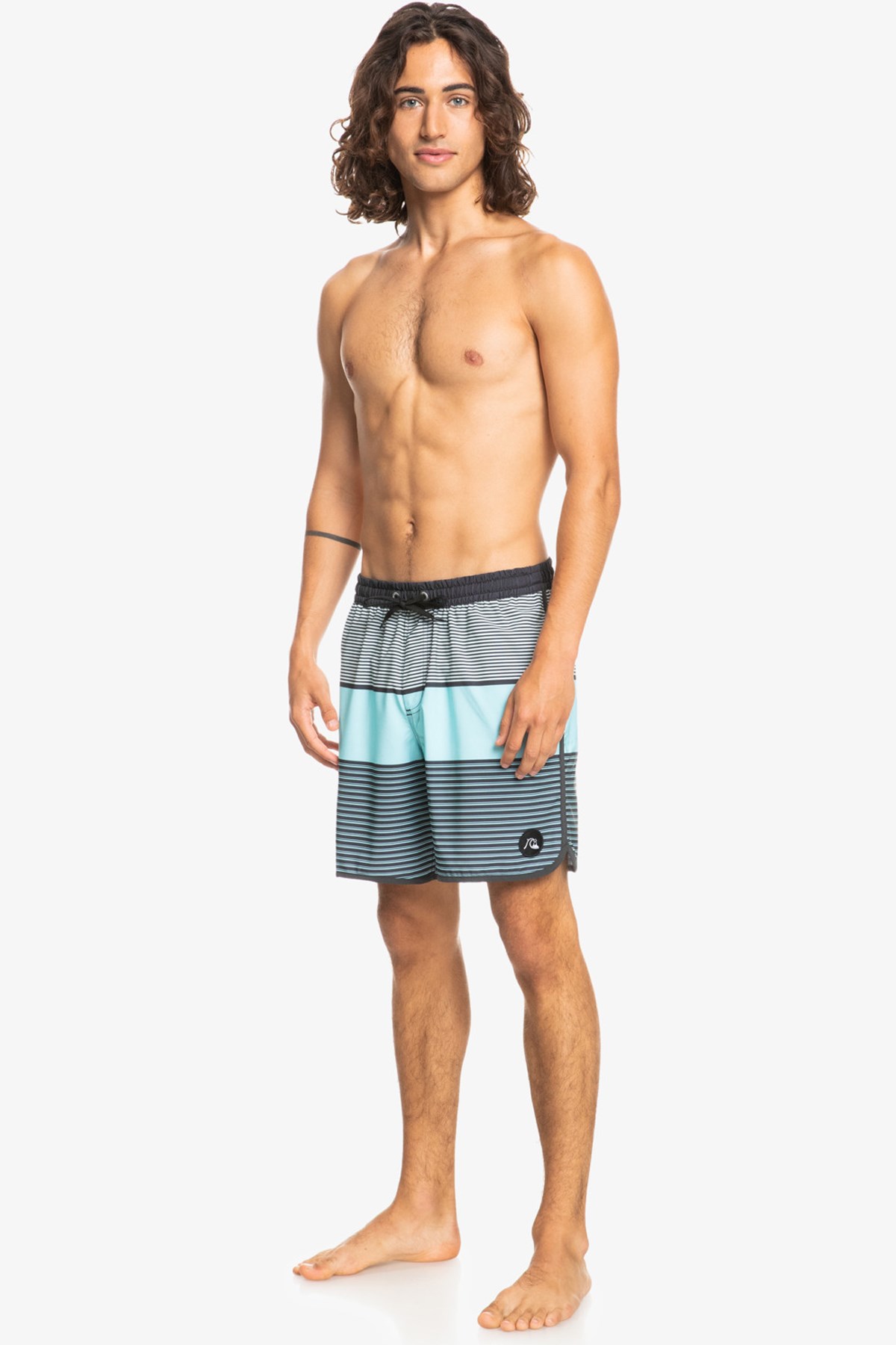 Quiksilver Oceanmade Scallop Str Deniz Şortu EQYJV03874 Antrasit
