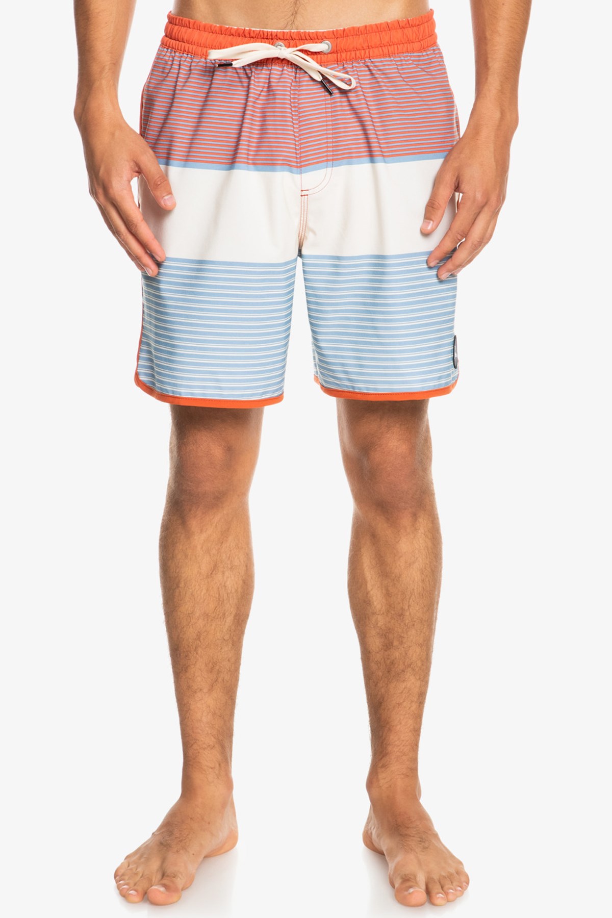 Quiksilver Oceanmade Scallop Str Deniz Şortu EQYJV03874 Kahverengi