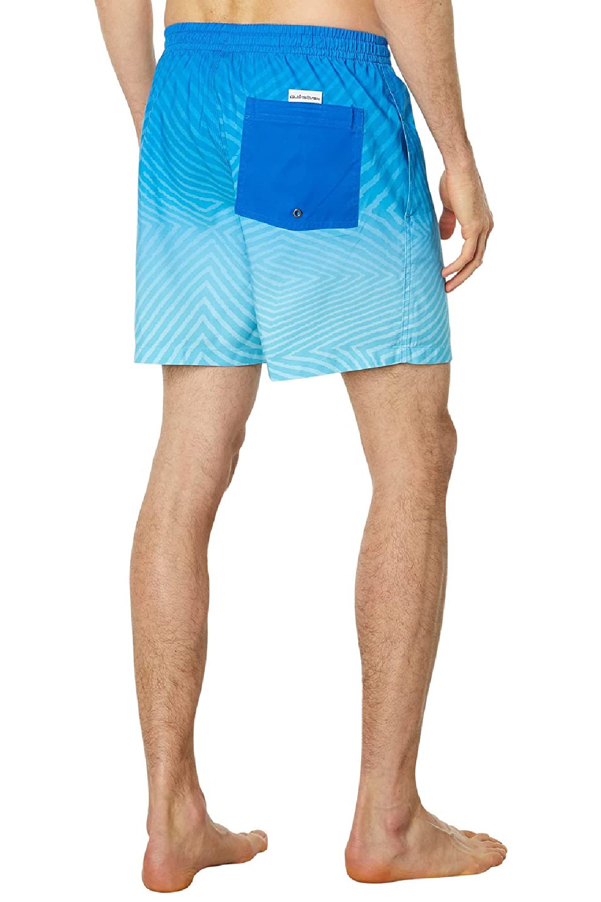 Quiksilver Warped Logo 17 Erkek Deniz Şortu EQYJV04000-BRT6 Mavi