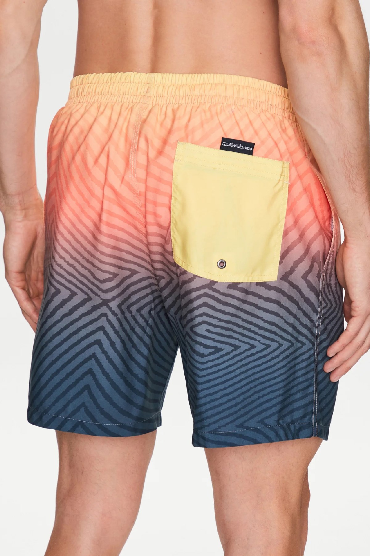 Quiksilver Warped Logo 17 Erkek Deniz Şortu EQYJV04000-BSL6 Lacivert