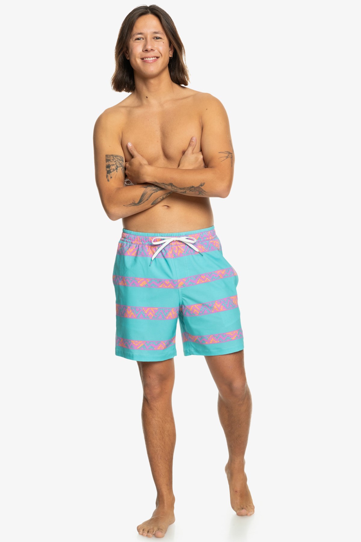 Quiksilver Take Us Back Vl 17 Erkek Deniz Şortu EQYJV04062-BHA6 Mavi