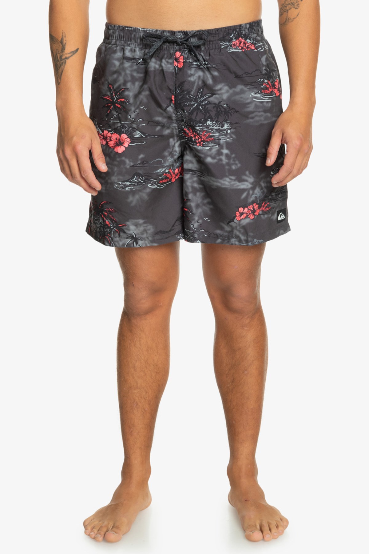 Quiksilver Longmanhill Volley Erkek Deniz Şortu EQYJV04063-9024 Gri