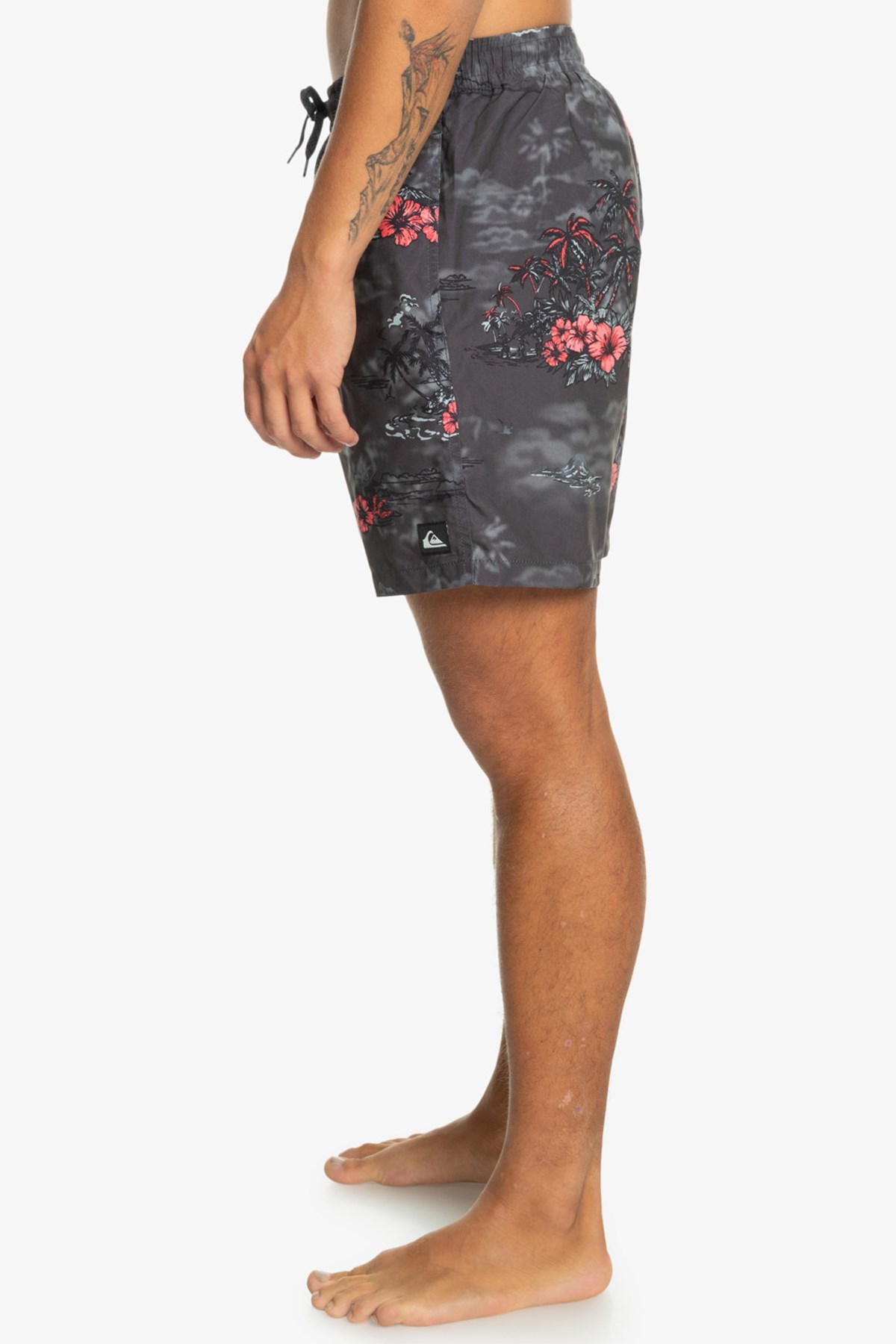 Quiksilver Longmanhill Volley Erkek Deniz Şortu EQYJV04063-9024 Gri