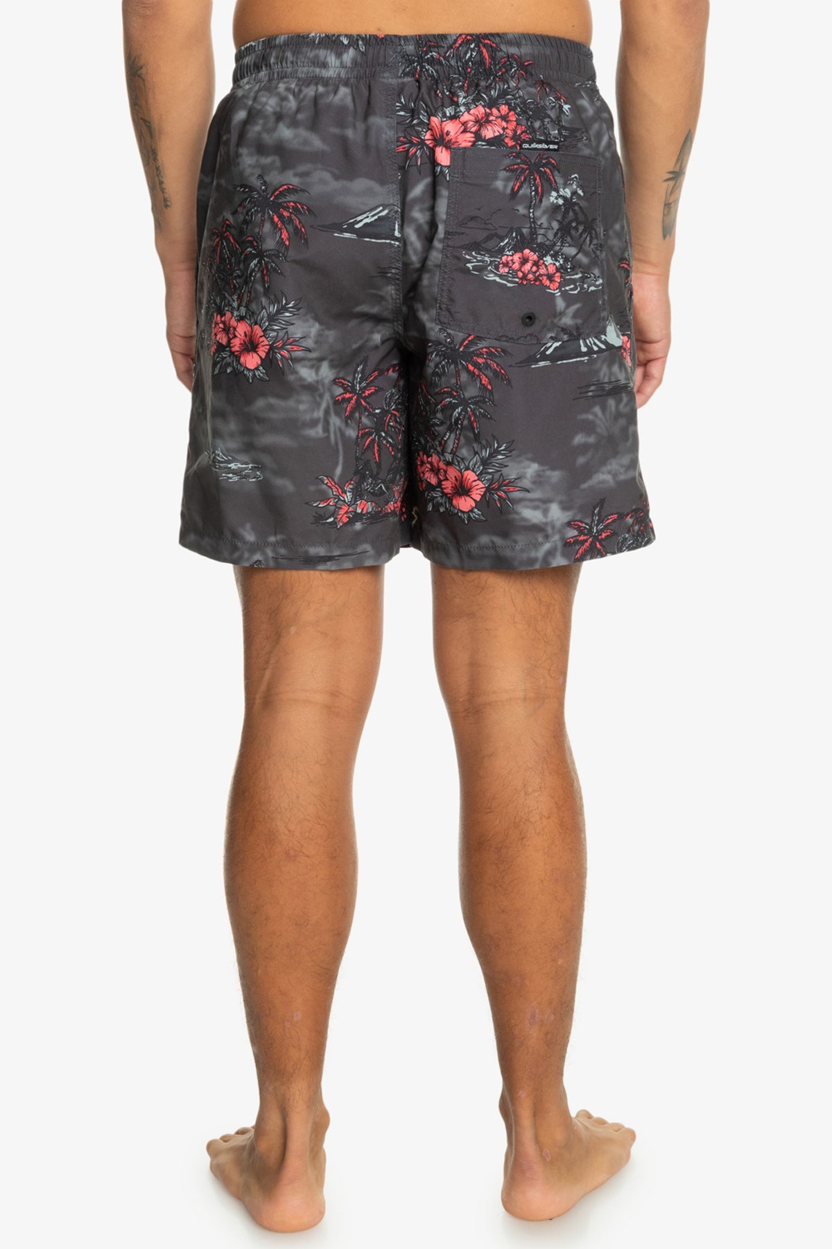Quiksilver Longmanhill Volley Erkek Deniz Şortu EQYJV04063-9024 Gri