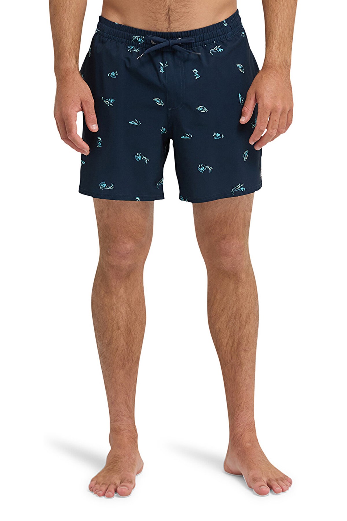 Quiksilver Stretch Printed Erkek Deniz Şortu EQYJV04217-3110 Lacivert