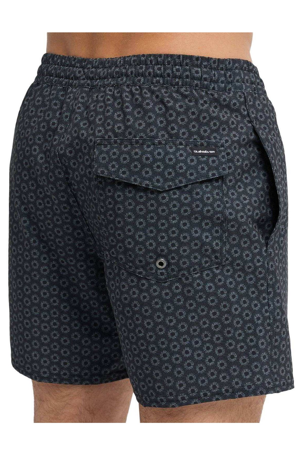 Quiksilver Stretch Printed Erkek Deniz Şortu EQYJV04217-6457 Antrasit