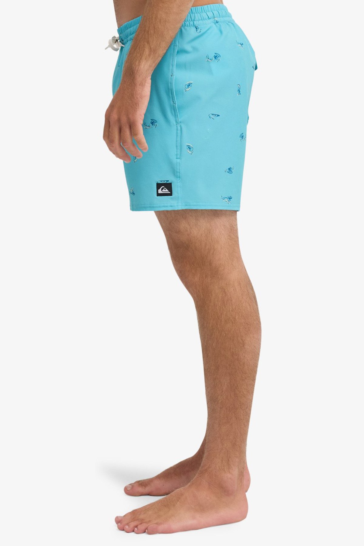 Quiksilver Stretch Printed Erkek Deniz Şortu EQYJV04217-BJK1 Mavi