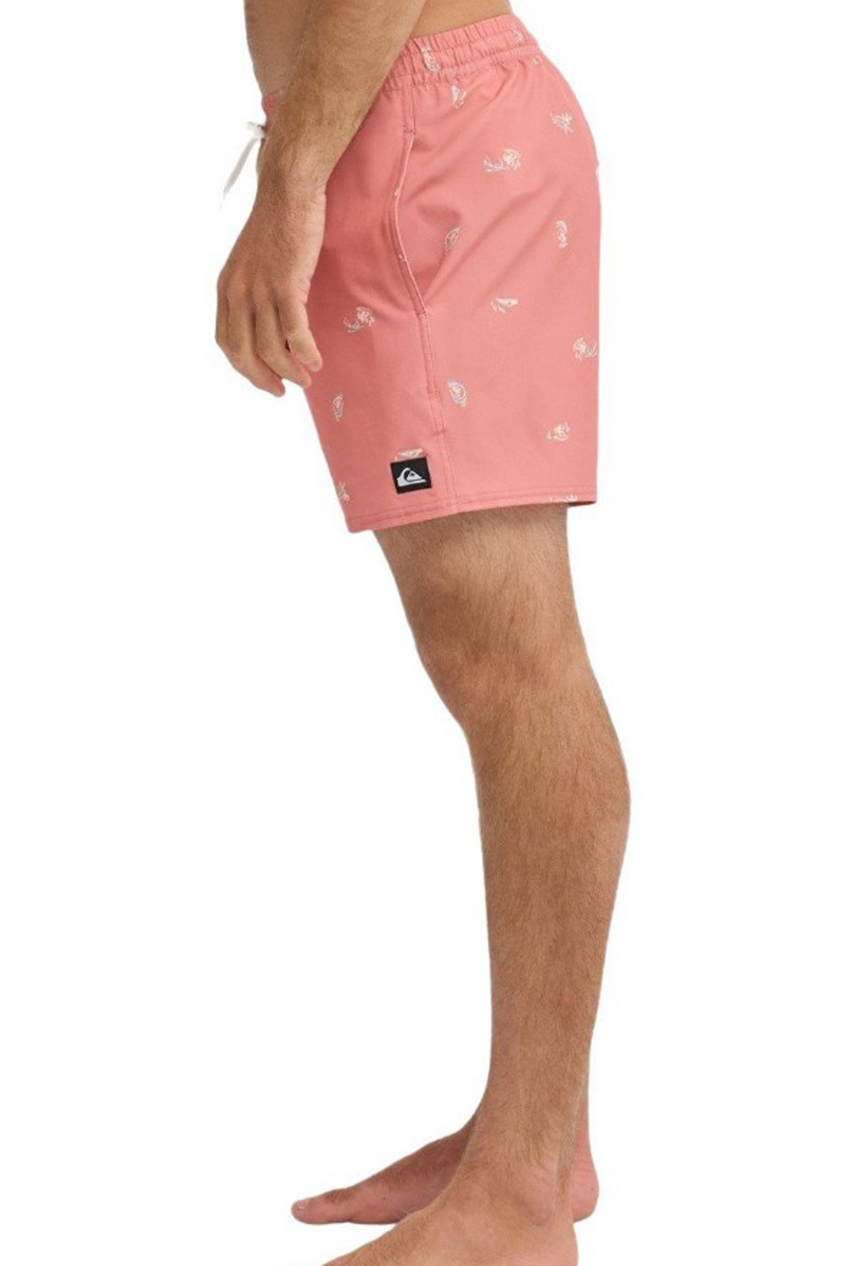 Quiksilver Stretch Printed Erkek Deniz Şortu EQYJV04217-MKT1 Pembe