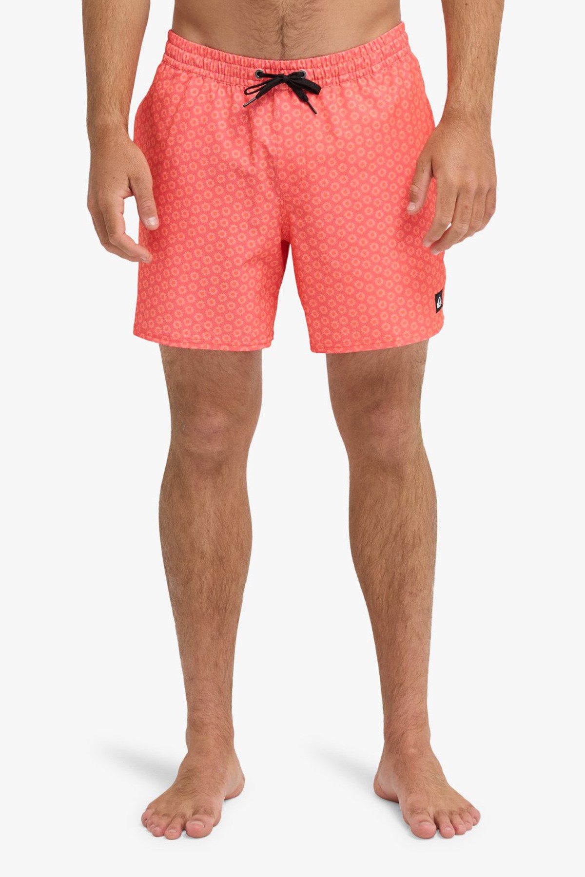 Quiksilver Stretch Printed Erkek Deniz Şortu EQYJV04217-MKZ2 Pembe