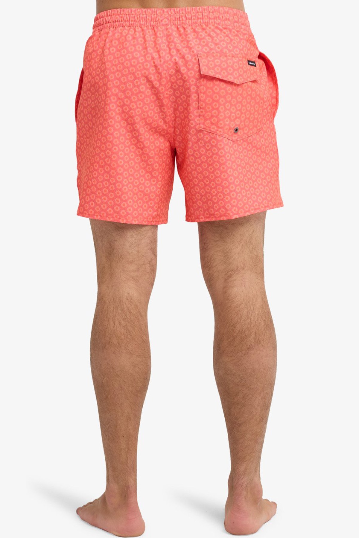 Quiksilver Stretch Printed Erkek Deniz Şortu EQYJV04217-MKZ2 Pembe