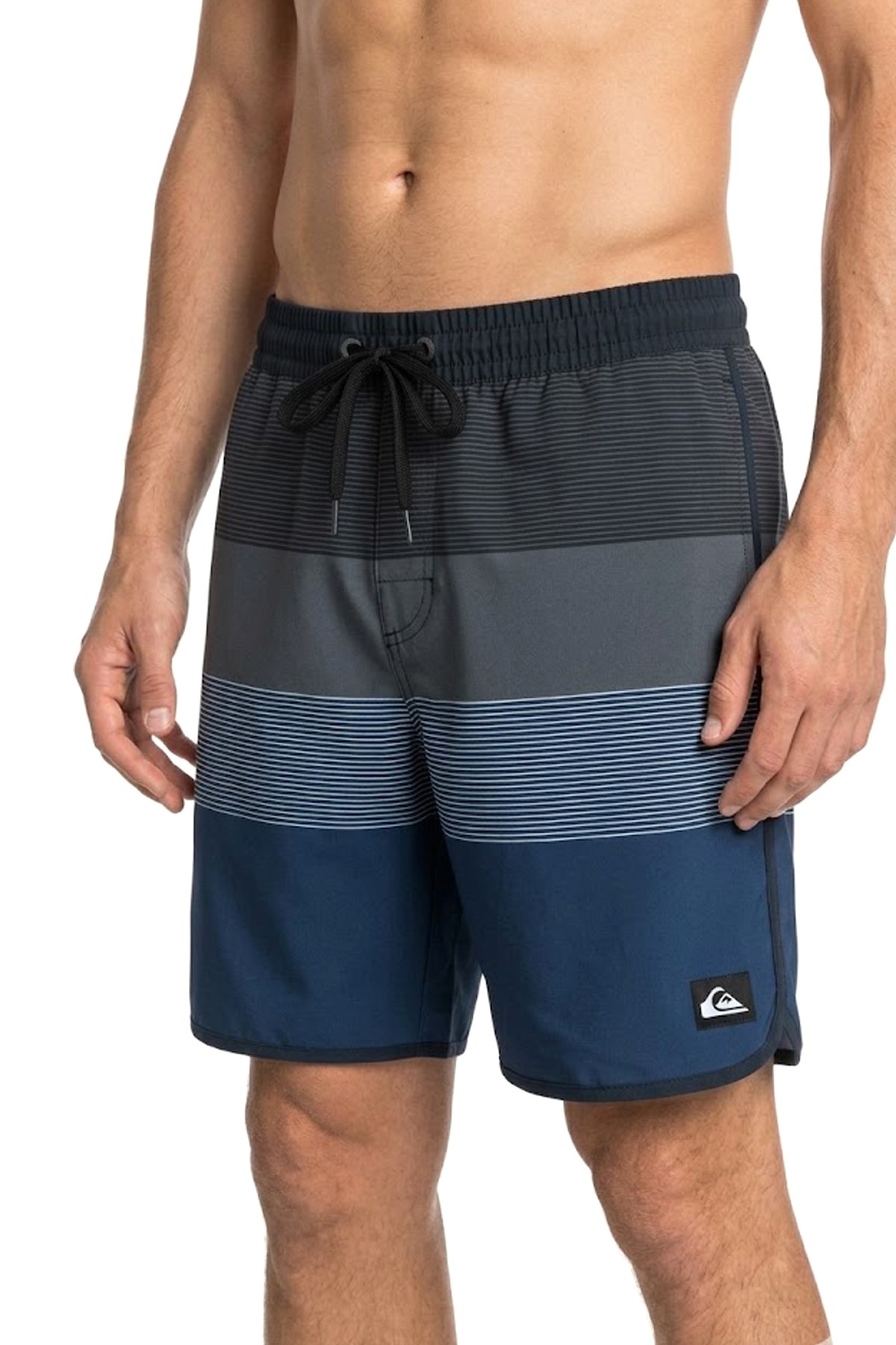 Quiksilver Stretch Scallop Erkek Deniz Şortu EQYJV04218-1002 Antrasit