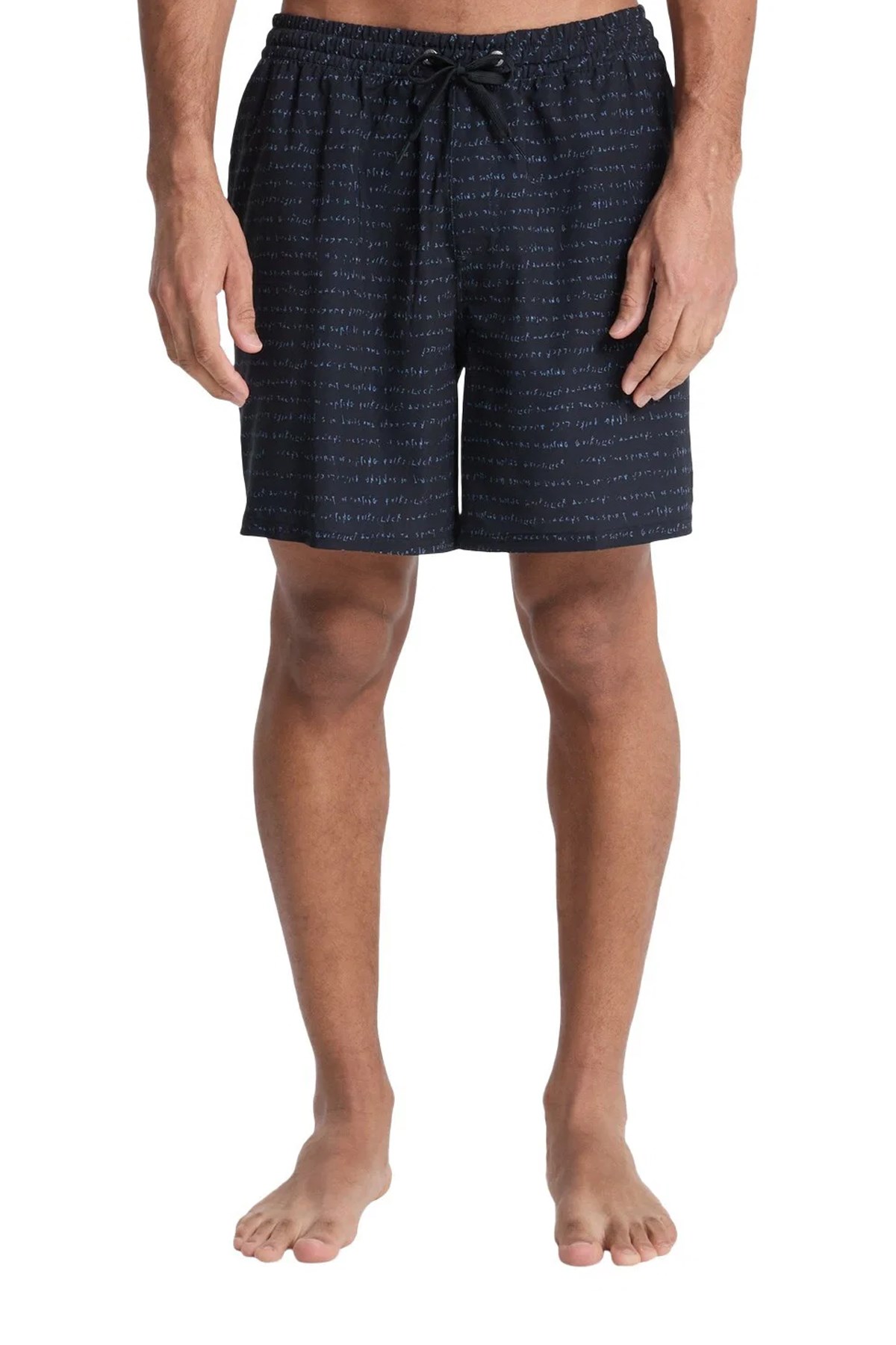 Quiksilver Stretch Printed Erkek Deniz Şortu EQYJV04227-1004 Antrasit