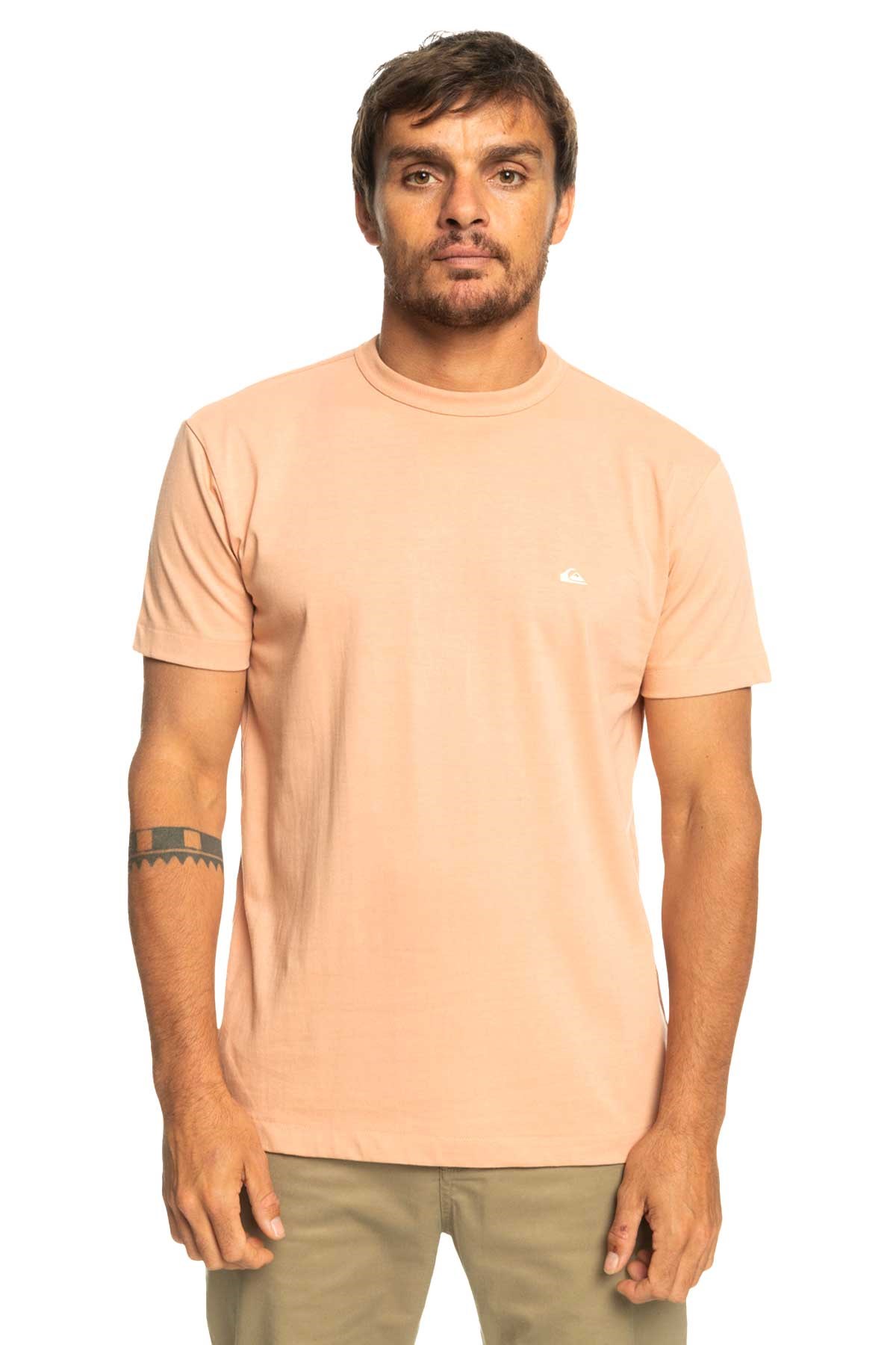 Quiksilver Essentials Erkek Tişört EQYKT04092-TJB0 Pembe