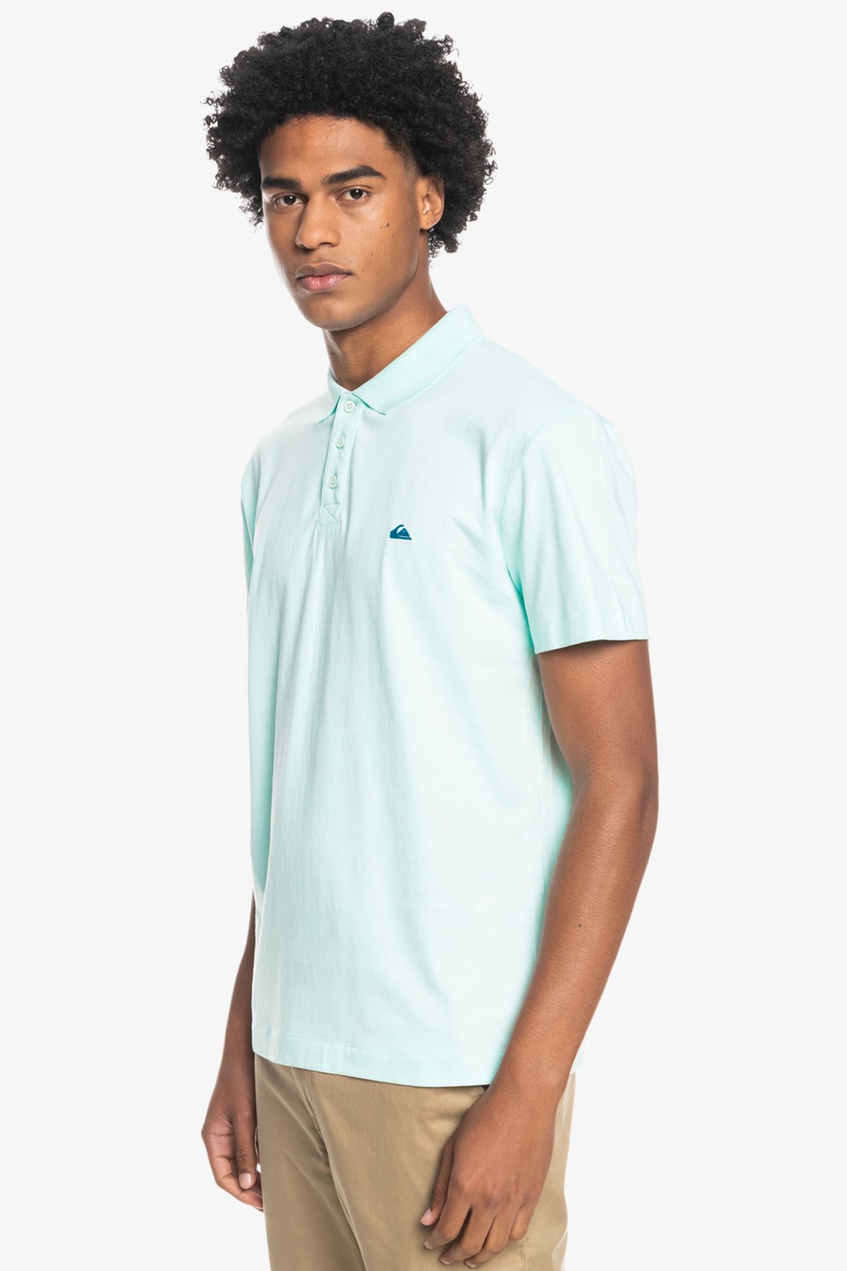 Quiksilver Essentials Polo Erkek Tişört EQYKT04094 Mavi