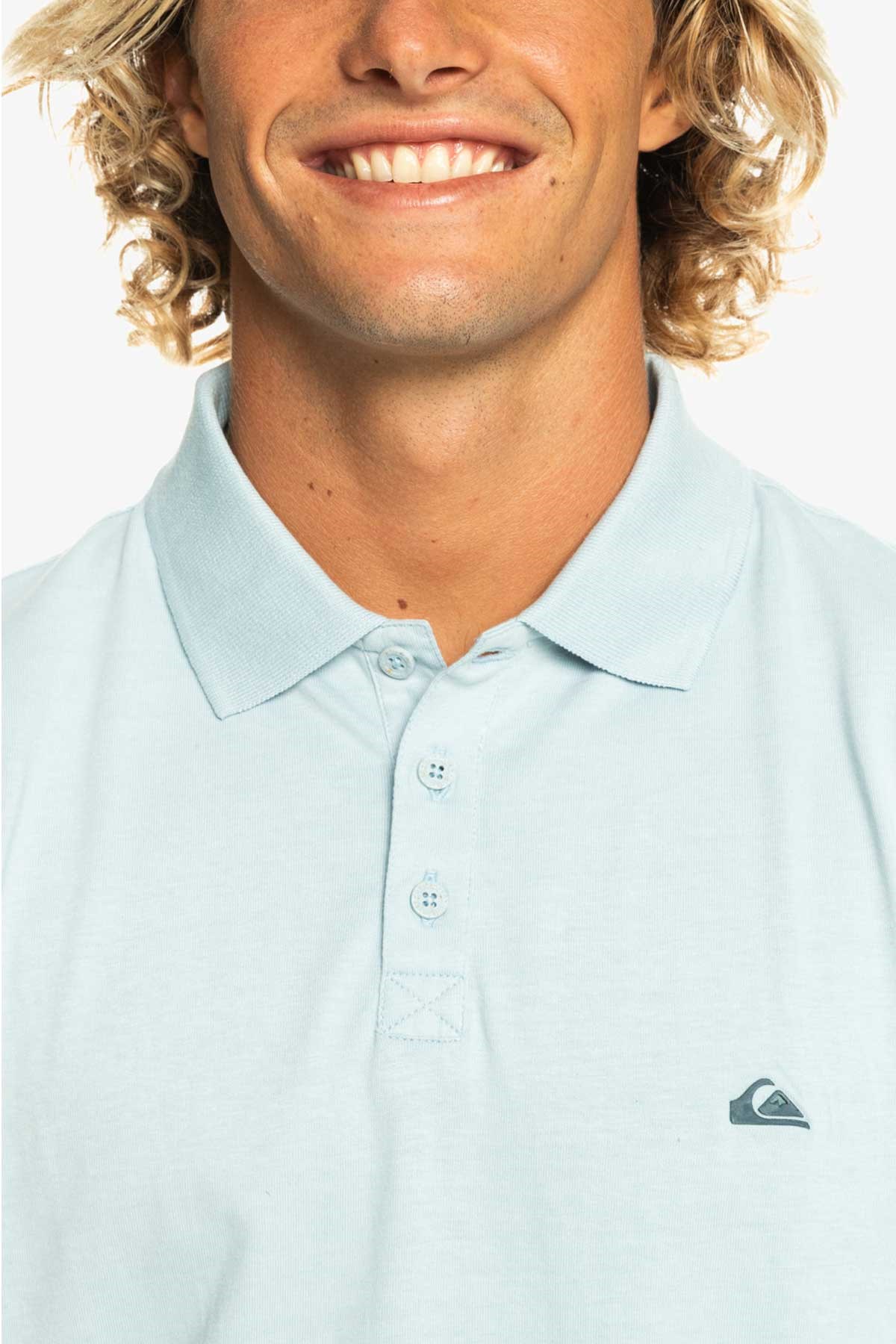 Quiksilver Essentialpolo Erkek Polo Tişört EQYKT04094-BFY0 Mavi