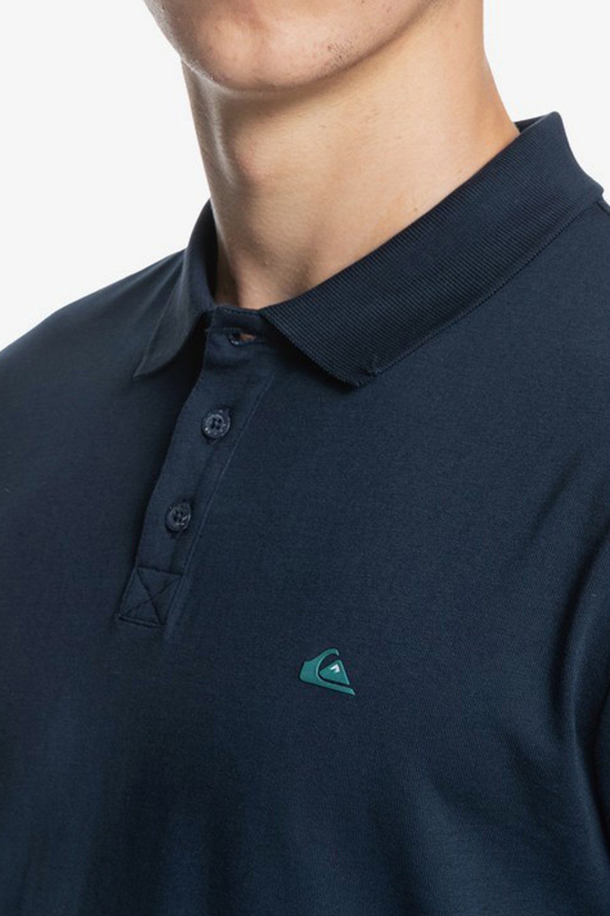Quiksilver Essentials Erkek Polo Yaka Tişört EQYKT04094-BYJ0 Lacivert