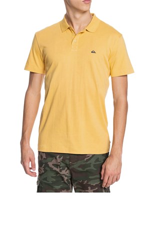 Quiksilver Essentials Erkek Polo Yaka Tişört EQYKT04094-YHP0 Gri