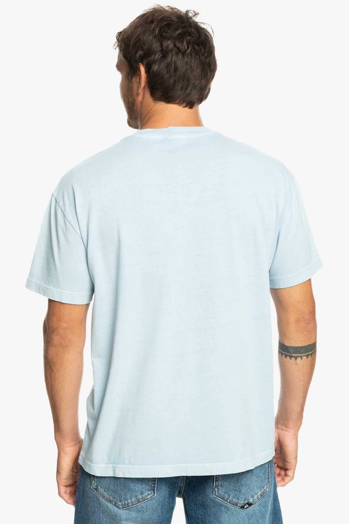 Quiksilver Naturaldye Erkek Tişört EQYKT04265-BFY0 Mavi