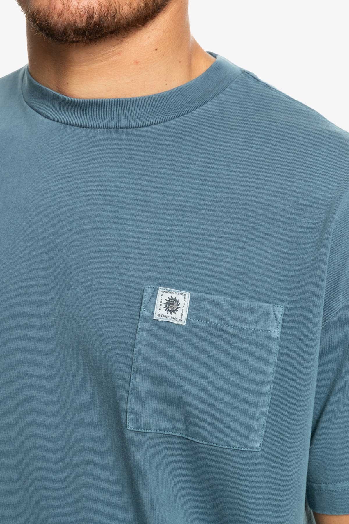 Quiksilver Naturaldye Erkek Tişört EQYKT04265-BYG0 Lacivert