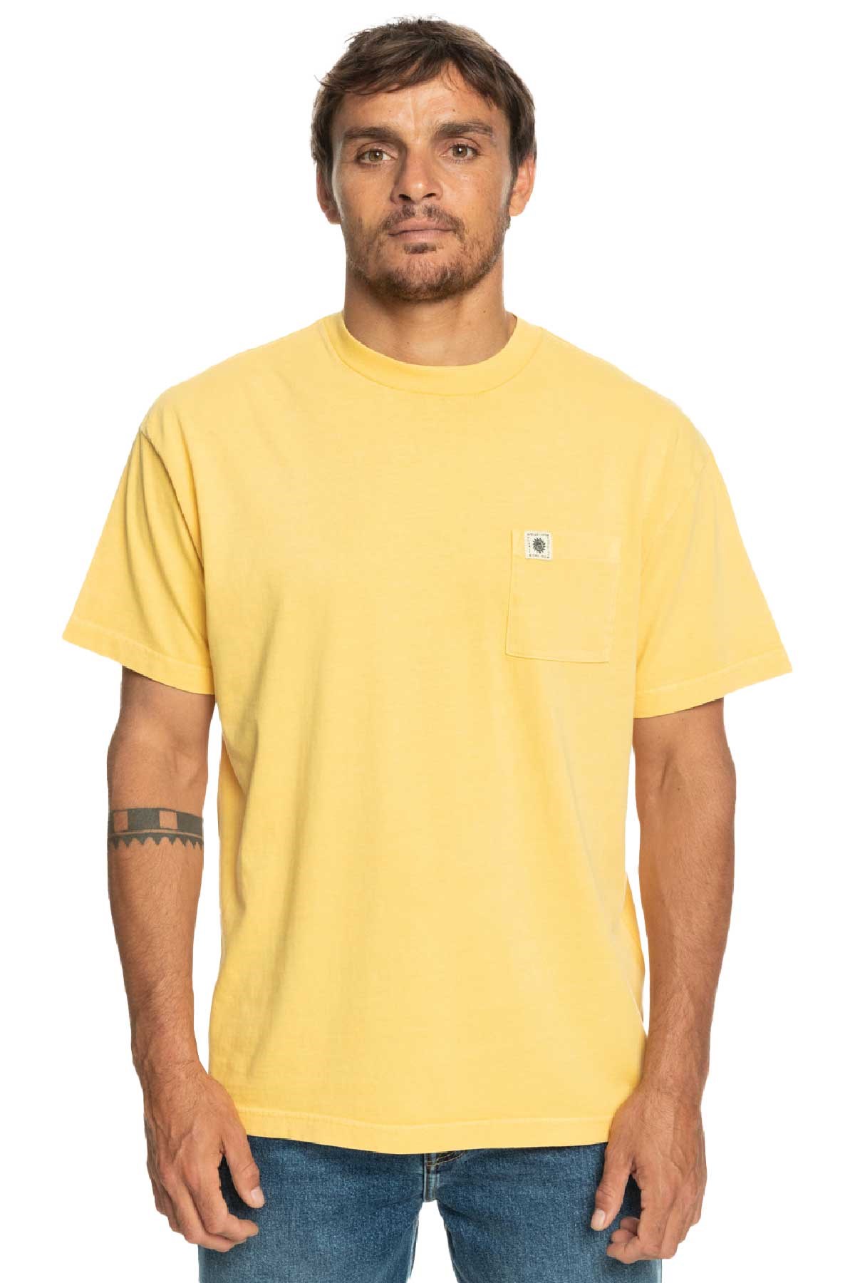 Quiksilver Naturaldye Erkek Tişört EQYKT04265-YGY0 Sarı