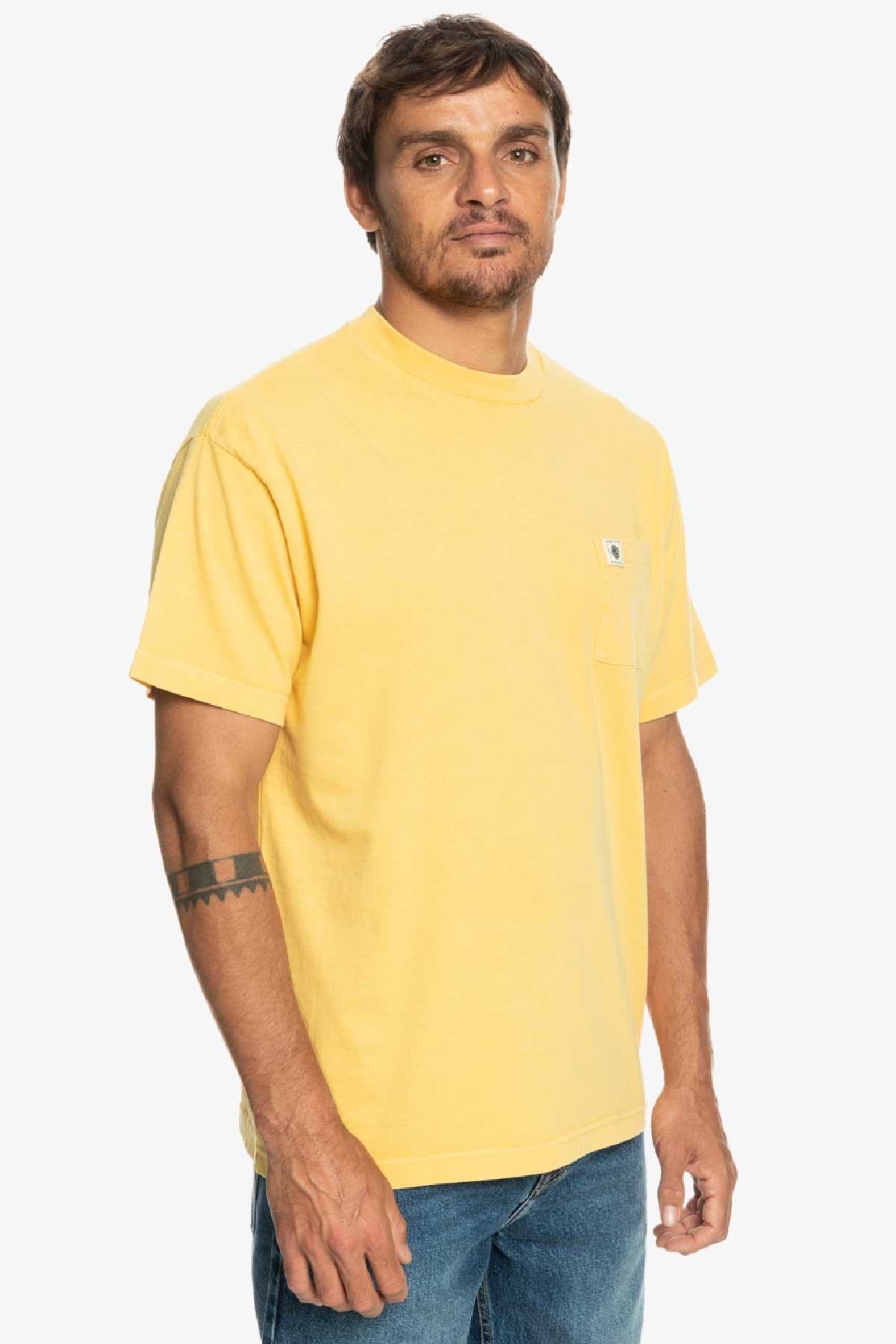 Quiksilver Naturaldye Erkek Tişört EQYKT04265-YGY0 Sarı